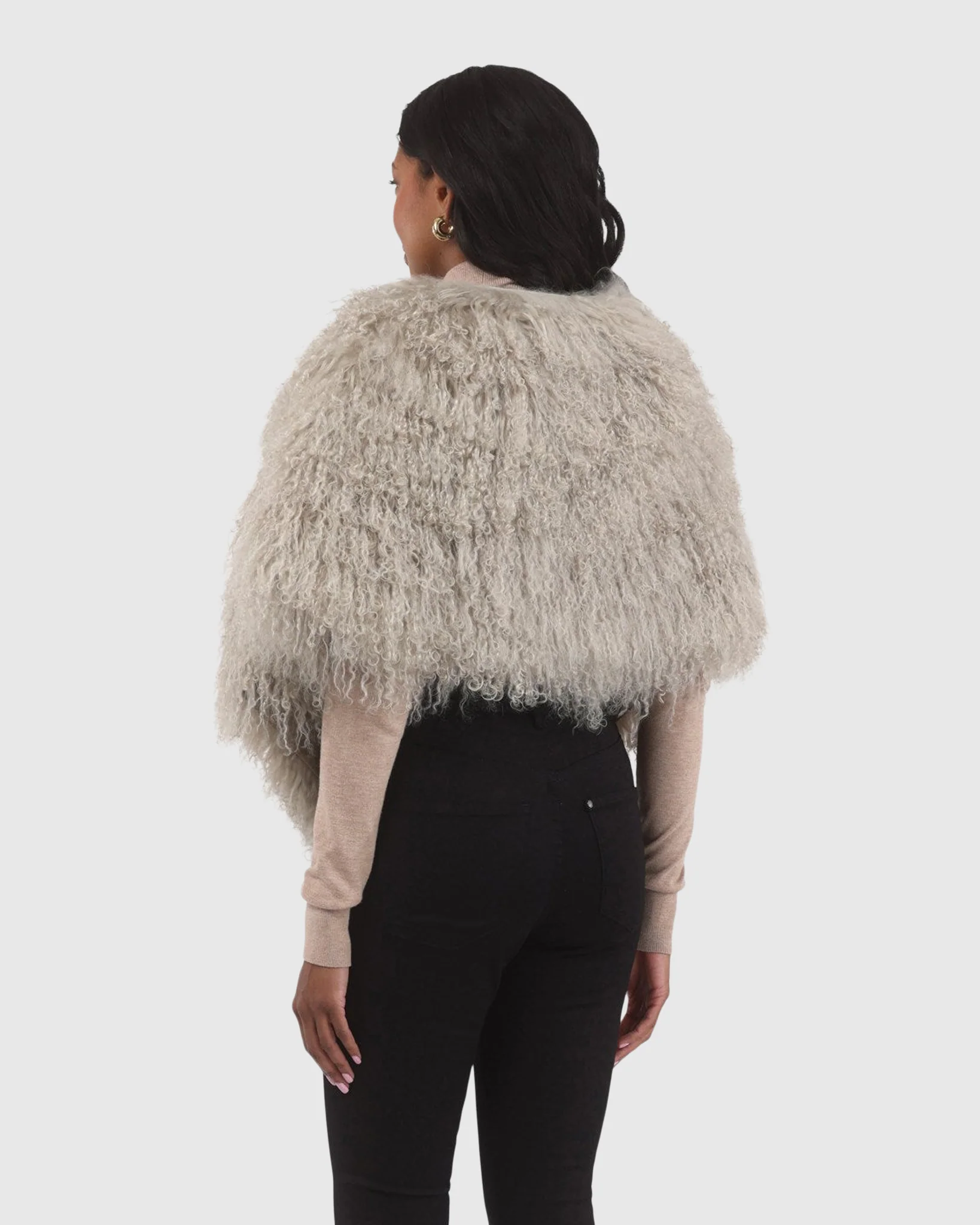 Select Mongolian Lamb Shawl - Image 32