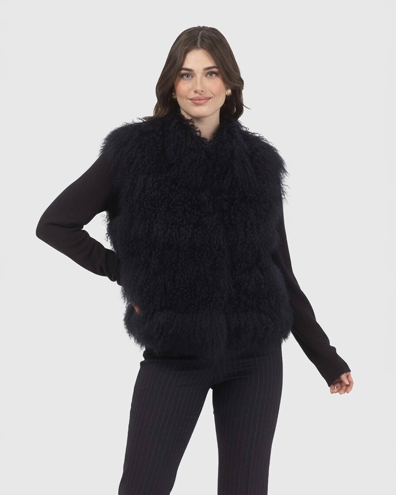 Select Mongolian Lamb Vest - Image 8
