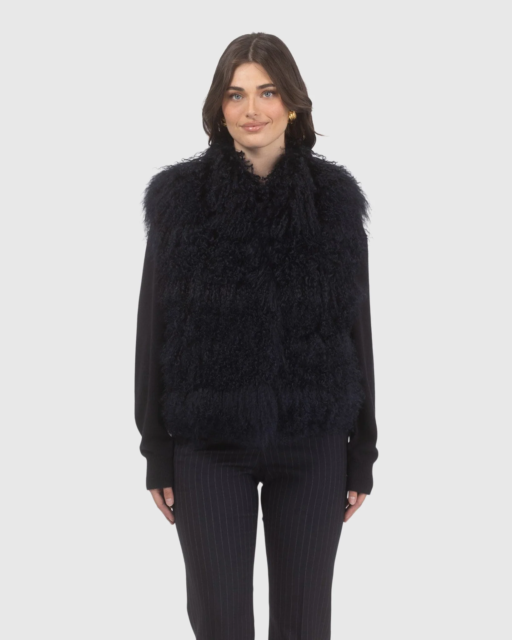 Select Mongolian Lamb Vest - Image 9