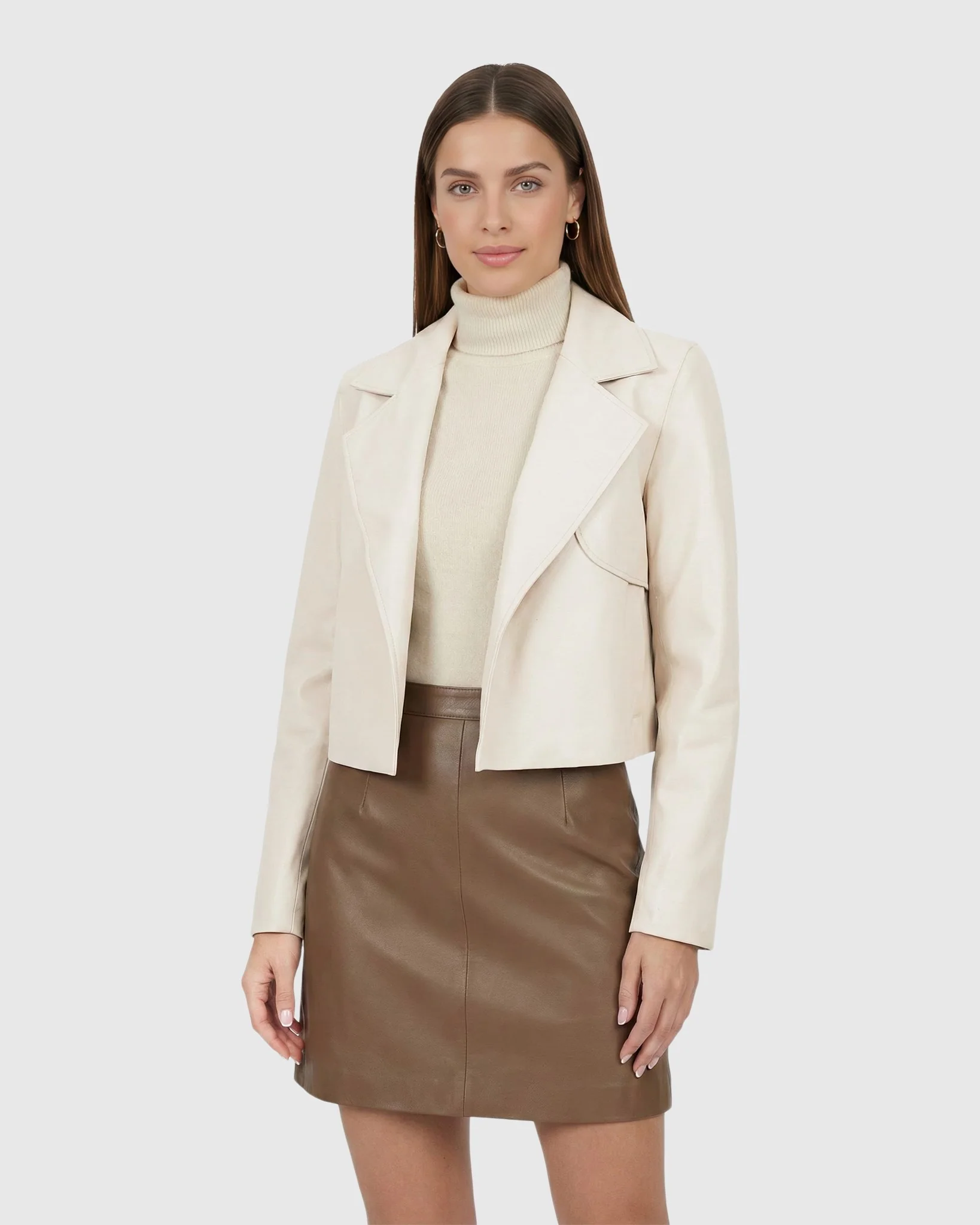 SELECT NAPPA LEATHER BOLERO - Image 6