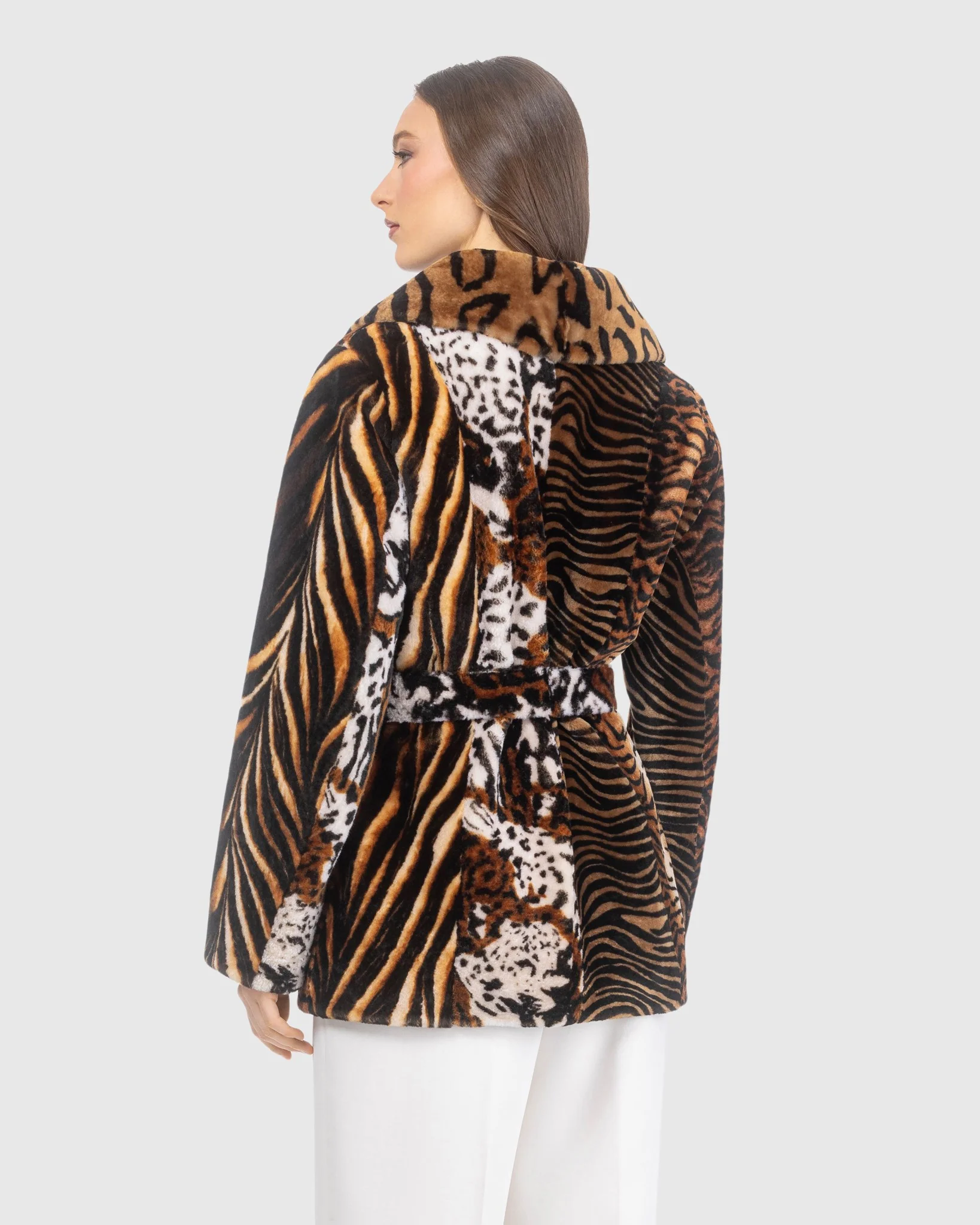 Select Shearling Lamb Jacket, Belt - Image 5