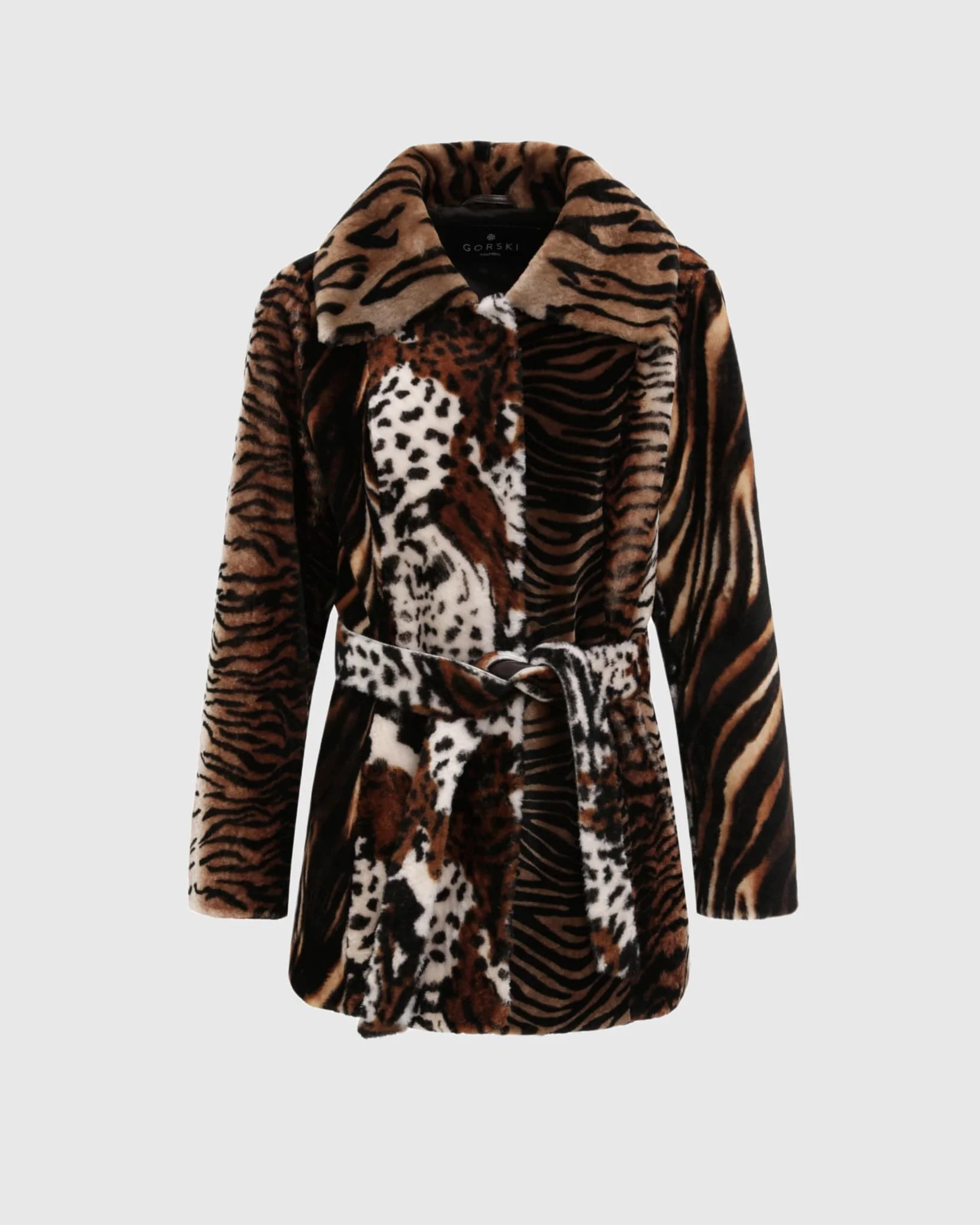 Select Shearling Lamb Jacket, Belt - Image 7