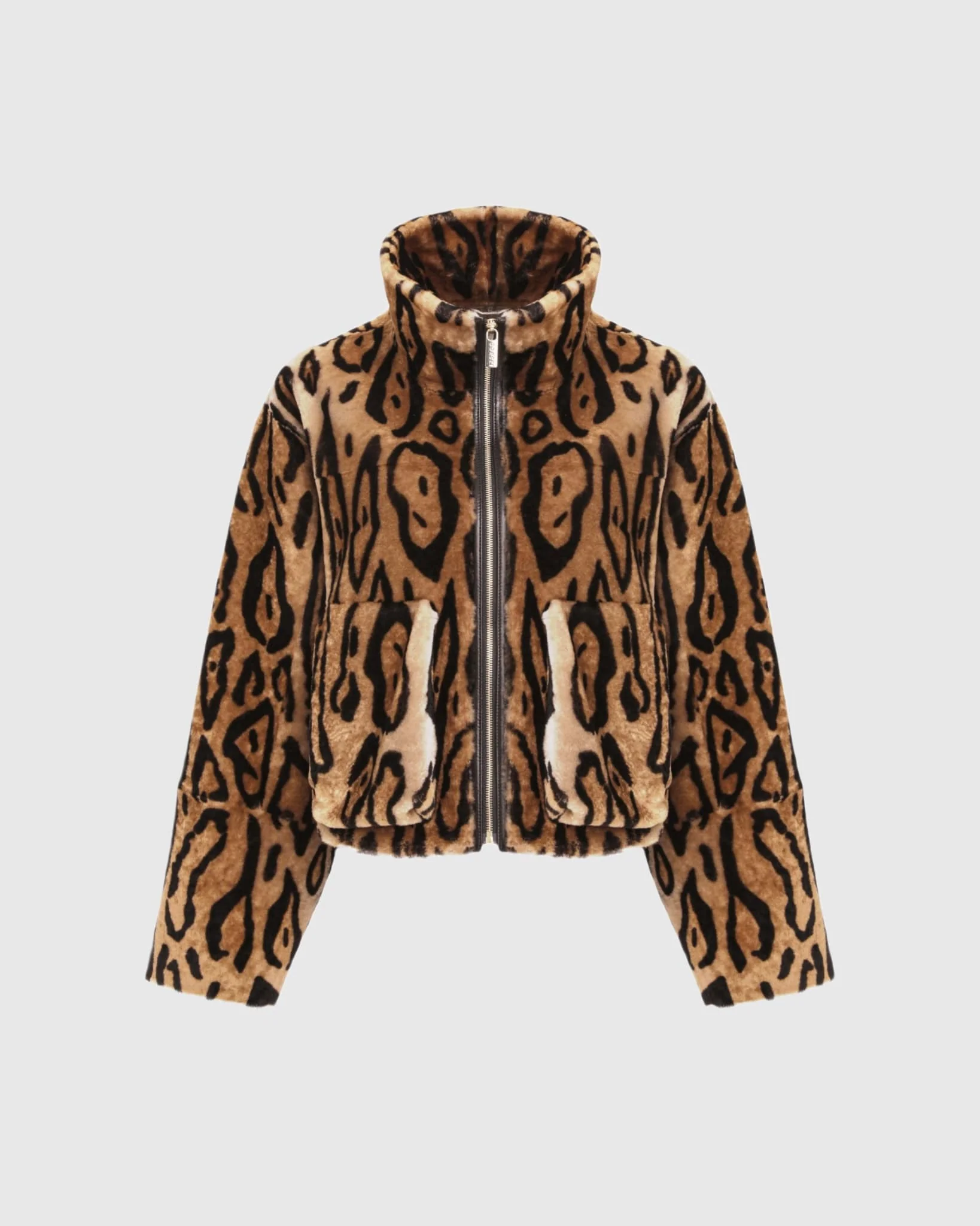 Select Shearling Lamb Zip Jacket - Image 5