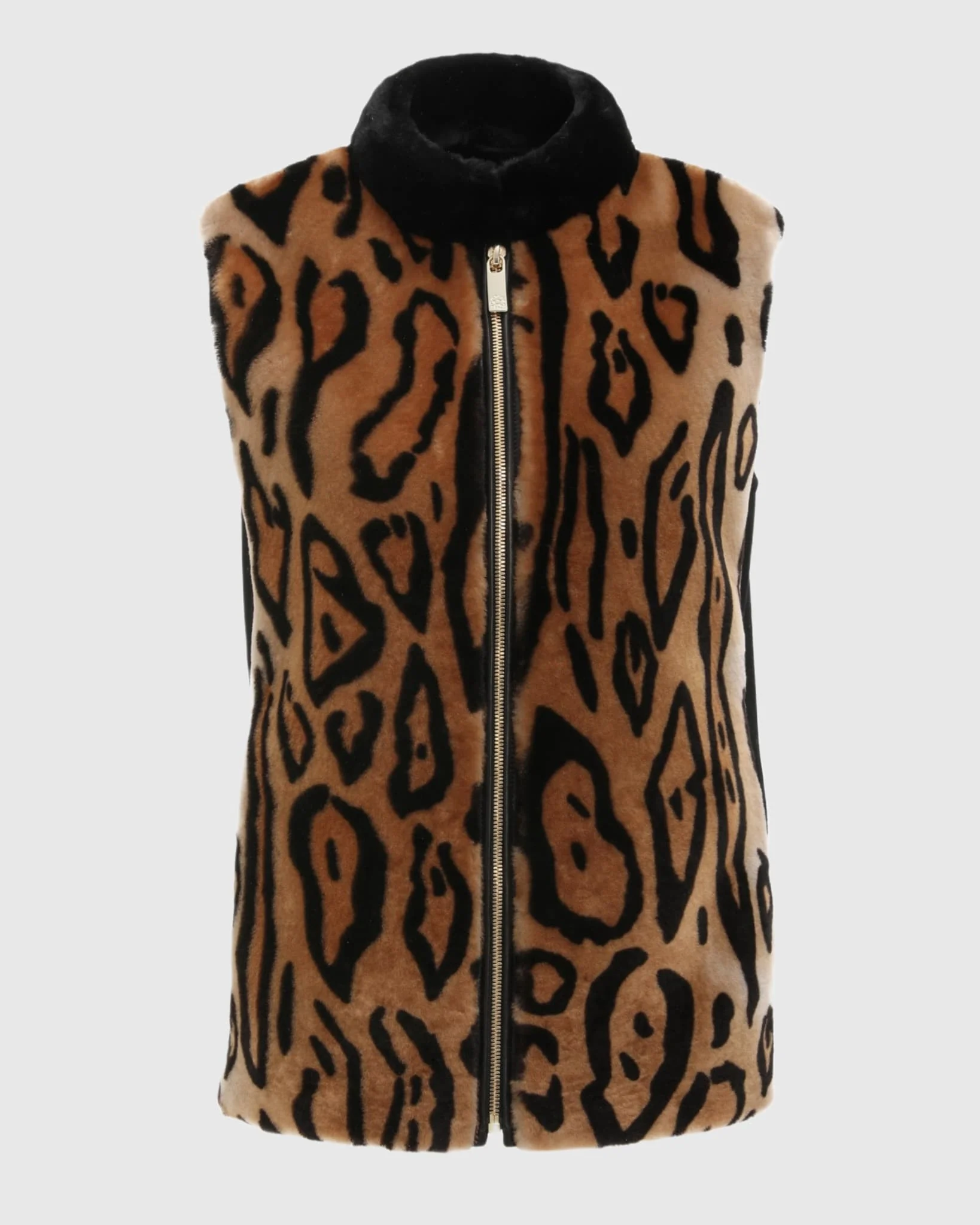 Zip Vest Crafted From Select Shearling Lamb With Loro Piana Wool Back - Image 5