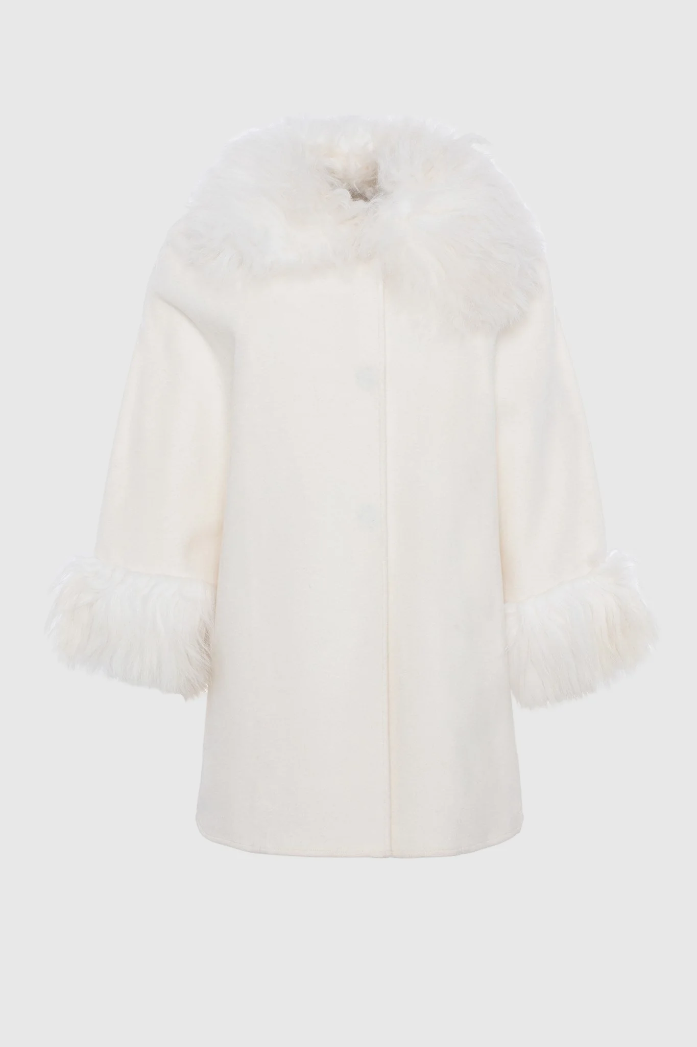 Select Wool Cape With Select Lamb Collar And Cuffs - Image 20