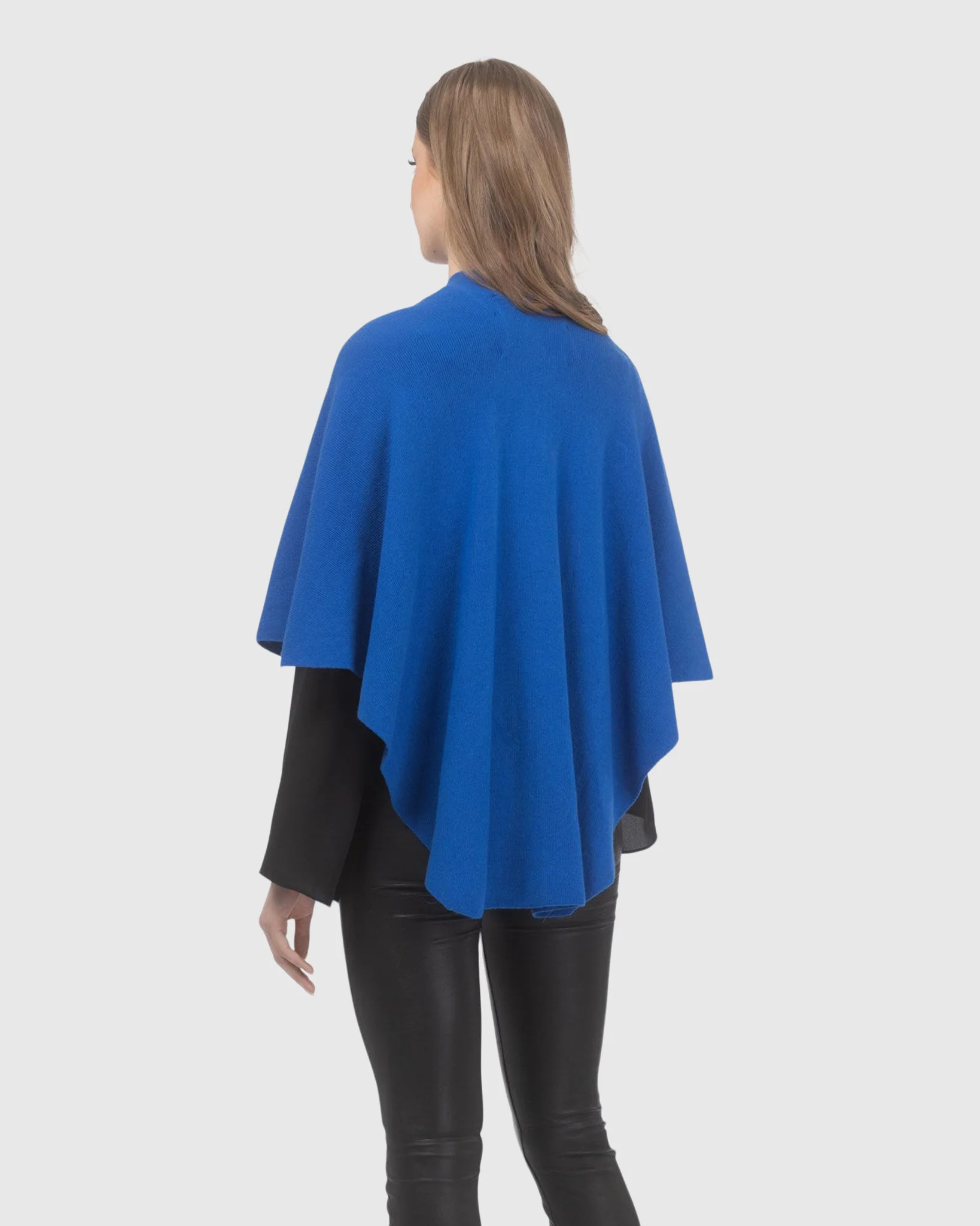 Select Wool Capelet With Select Lamb Poms - Image 25