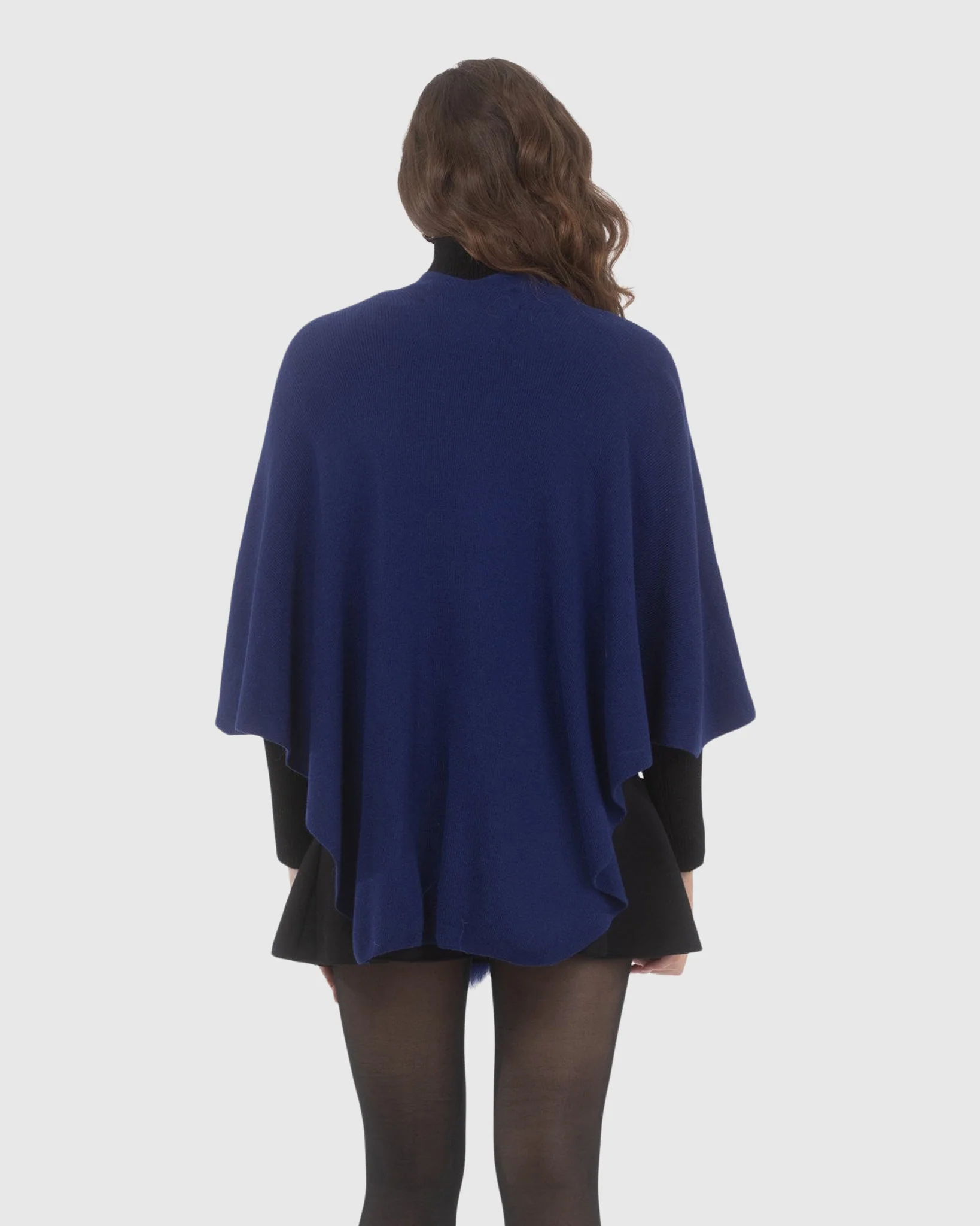 Select Wool Capelet With Select Lamb Poms - Image 43