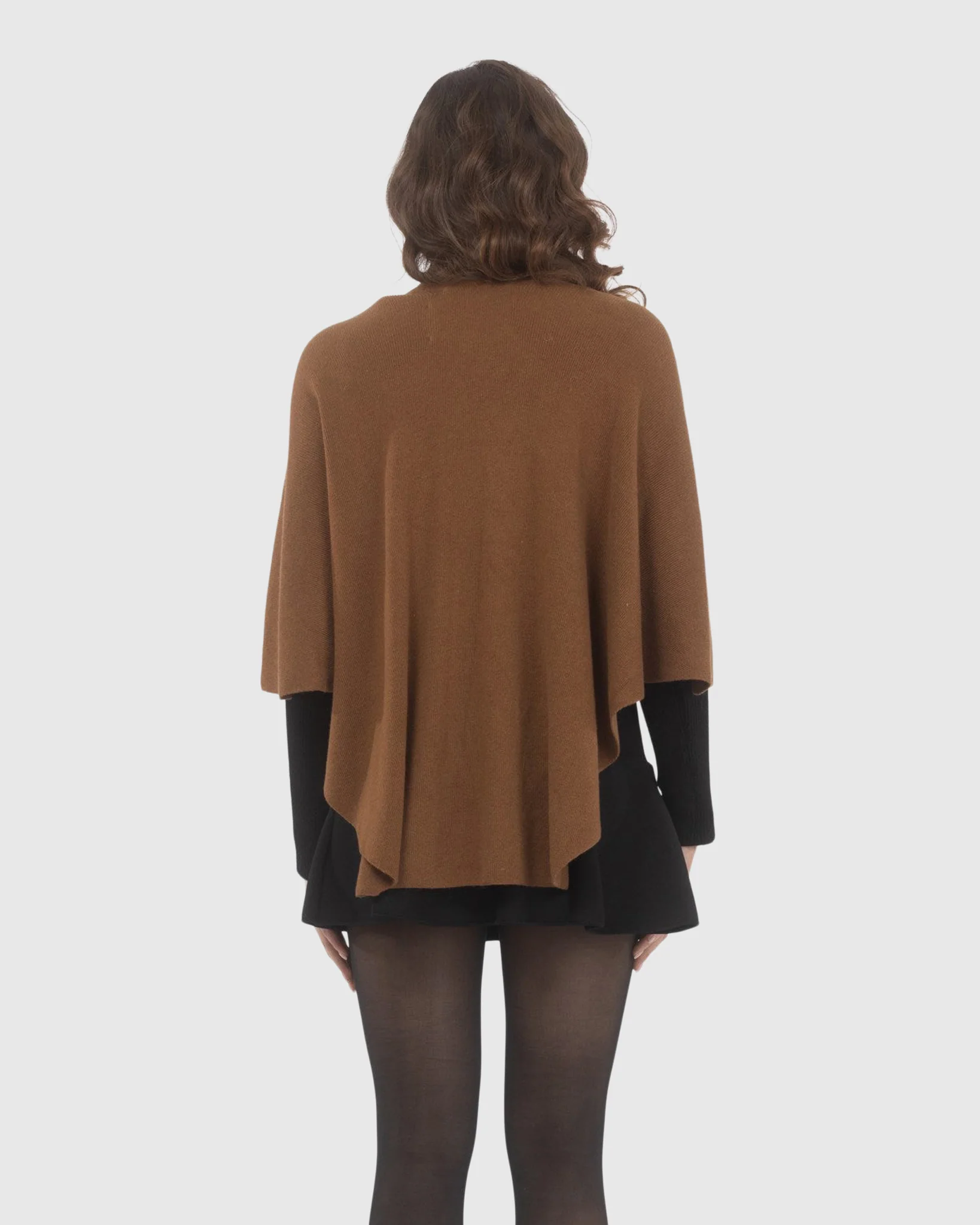 Select Wool Capelet With Select Lamb Poms - Image 50