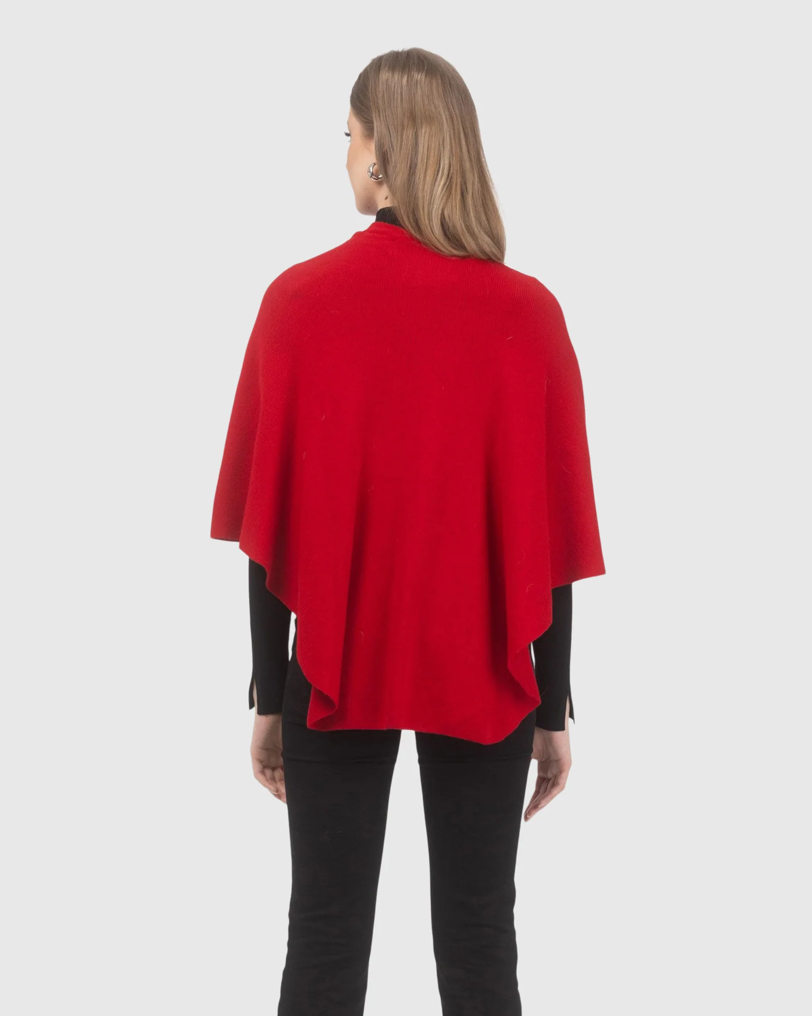 Select Wool Capelet With Select Lamb Poms - Image 84