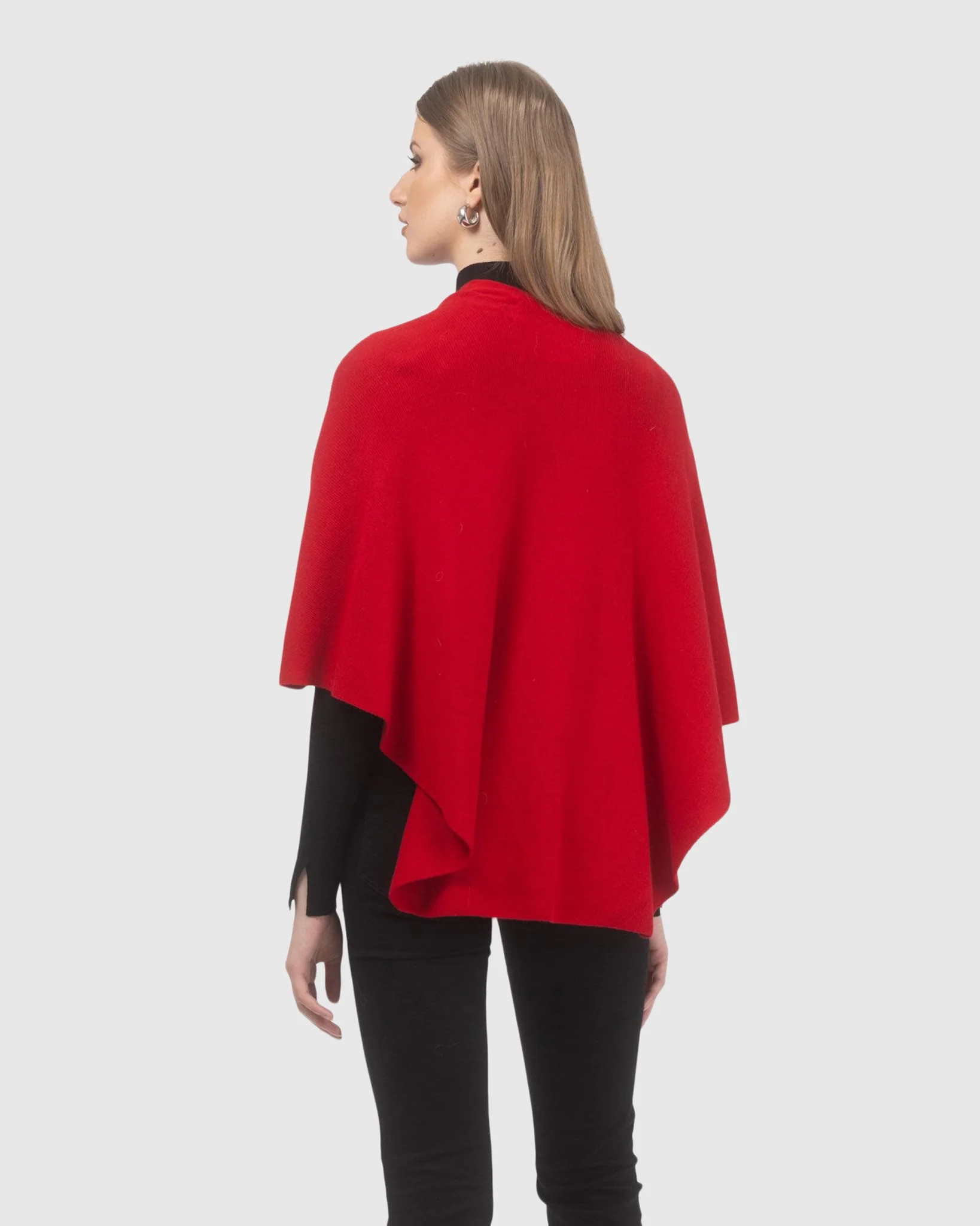 Select Wool Capelet With Select Lamb Poms - Image 85