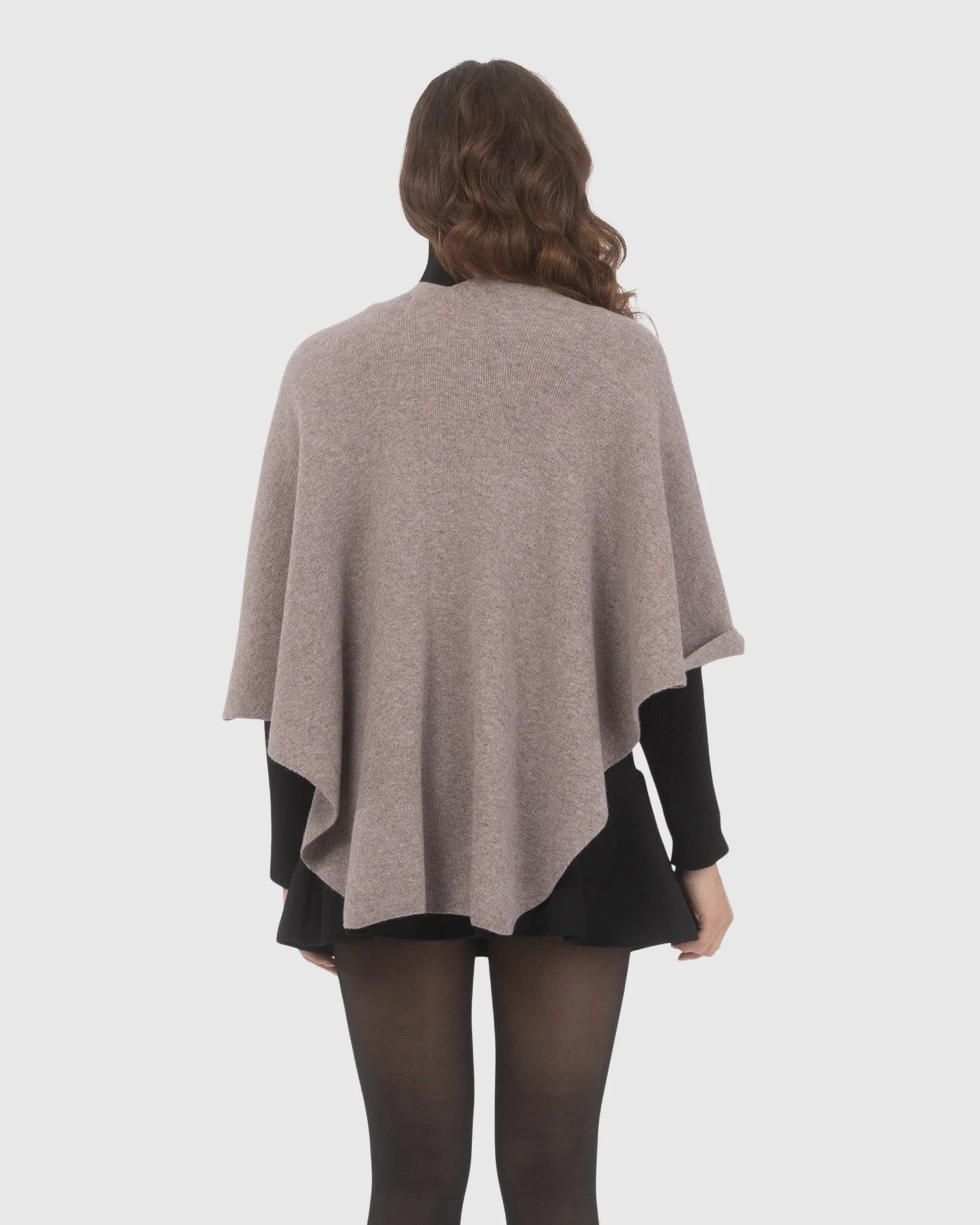 Select Wool Capelet With Select Lamb Poms - Image 98