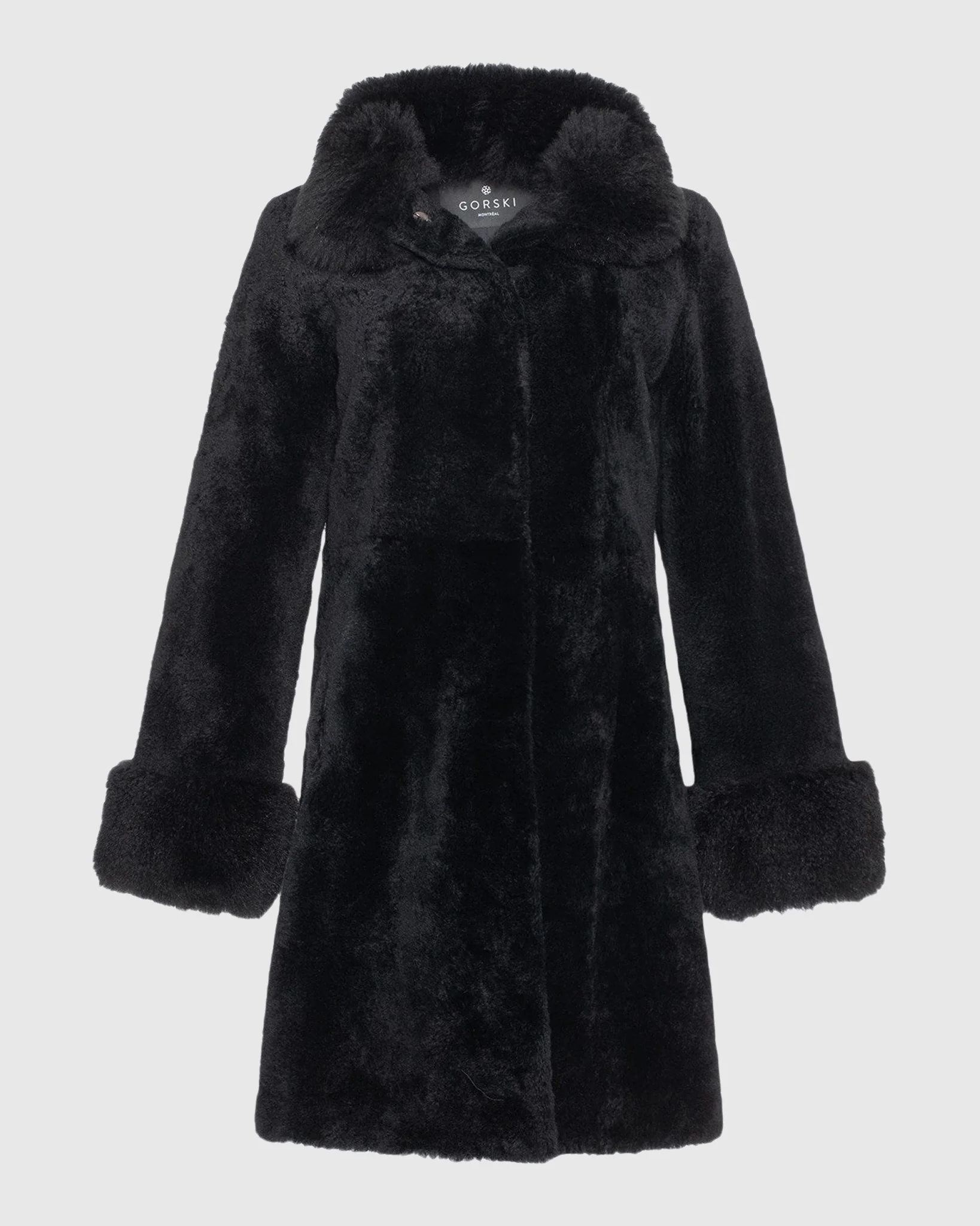 SHEARED CASHMERE GOAT JACKET WITH CASHMERE GOAT COLLAR & CUFFS - Image 5