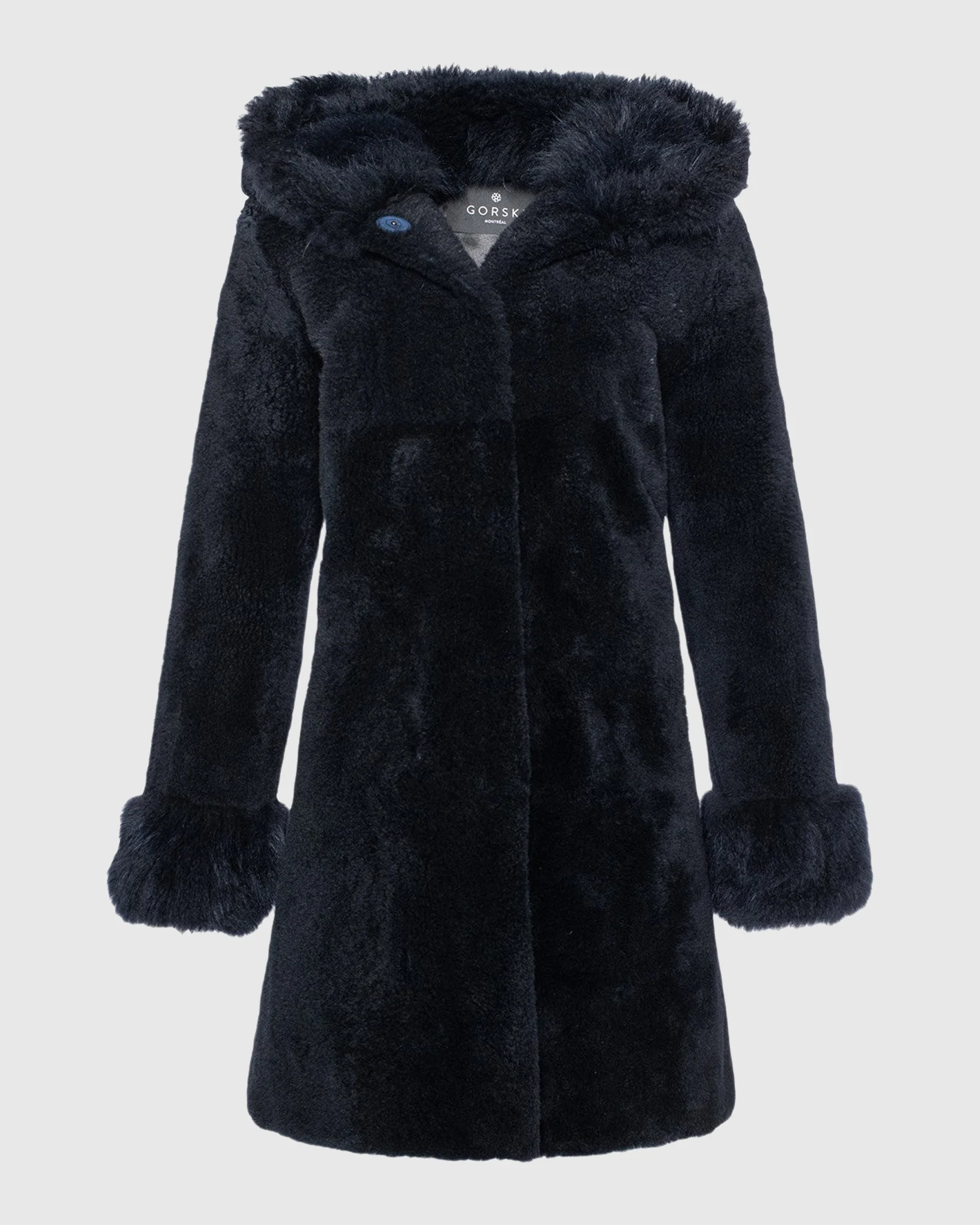 SHEARED CASHMERE GOAT PARKA WITH CASHMERE GOAT HOOD TRIM & CUFFS - Image 5