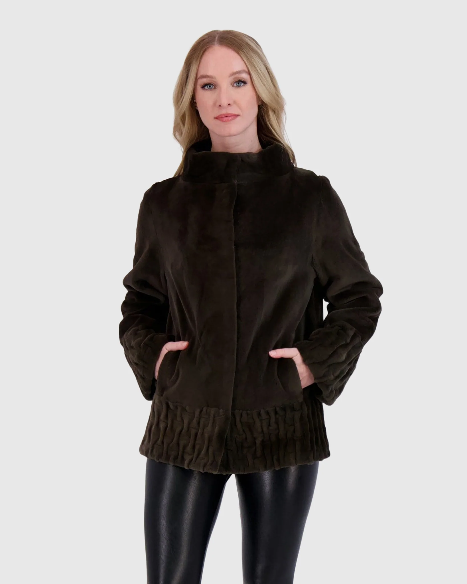 SHEARED MINK JACKET