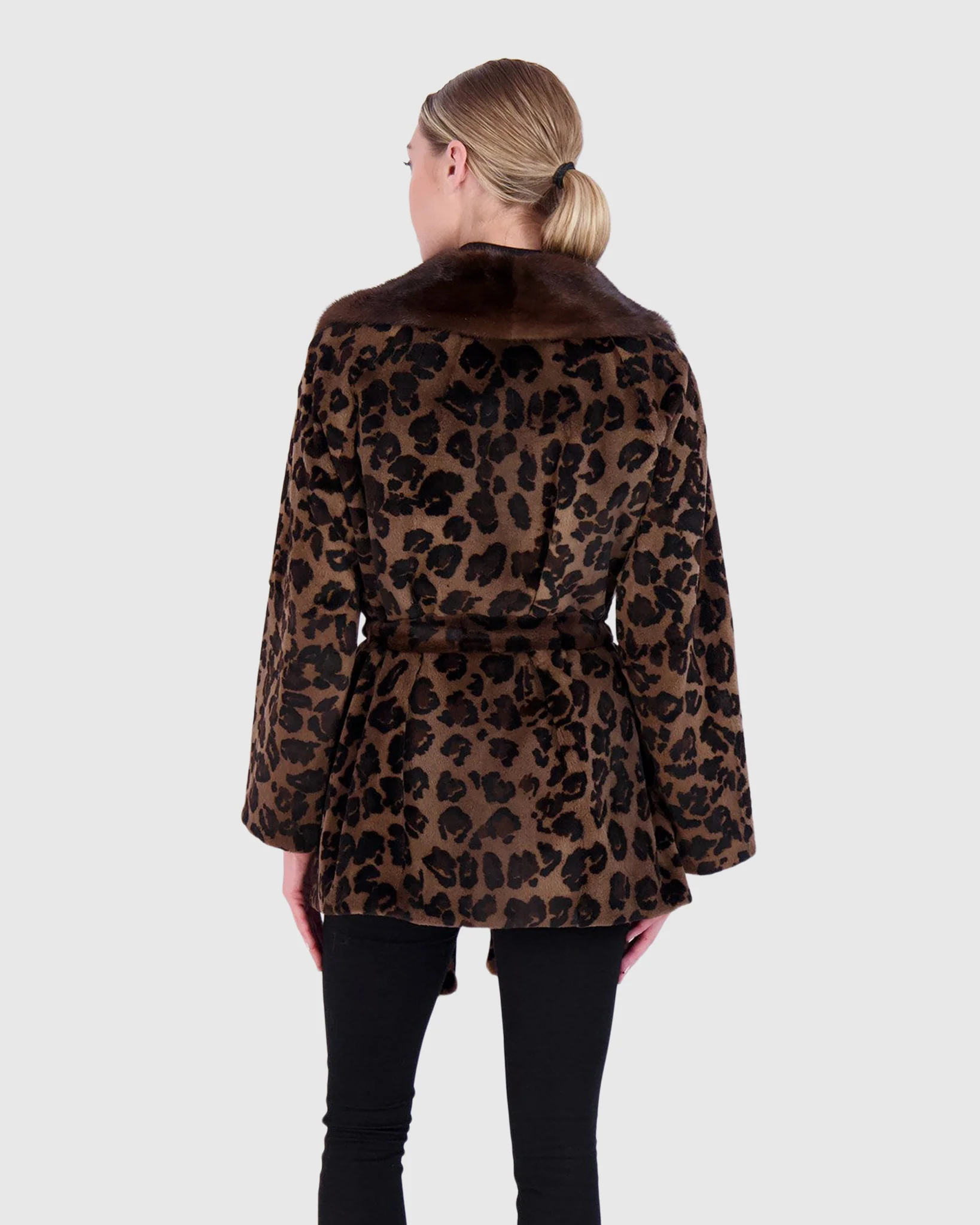 SHEARED MINK JACKET, BELT - Image 3