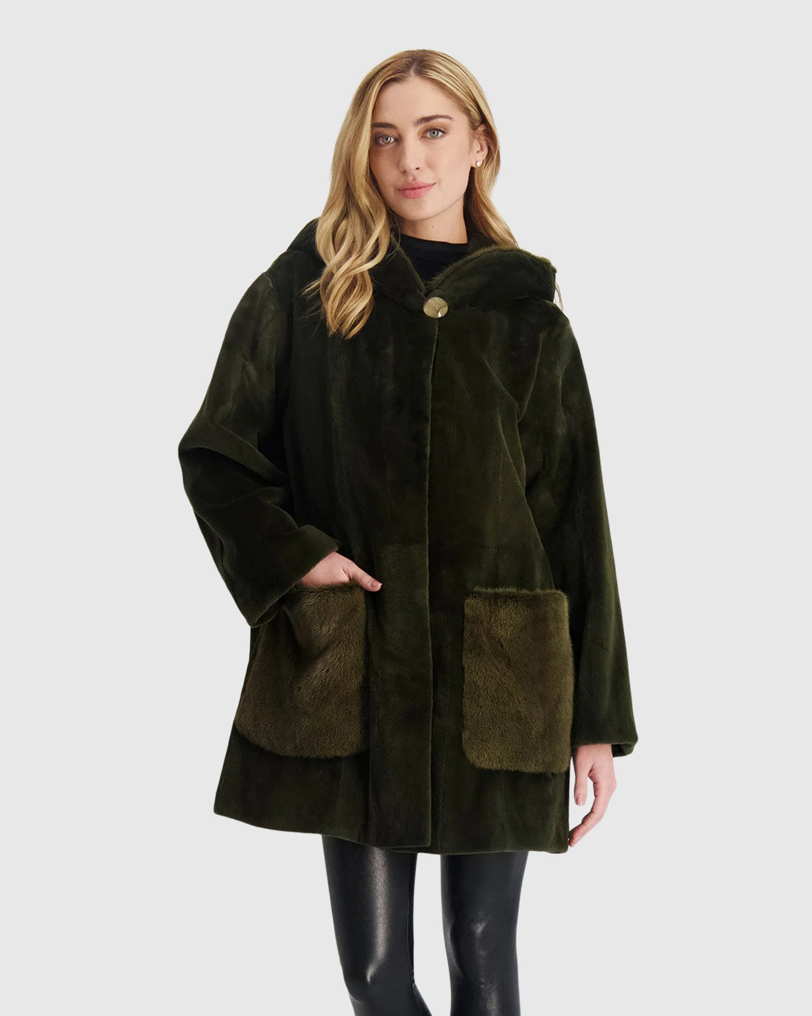 SHEARED MINK PARKA - Image 2