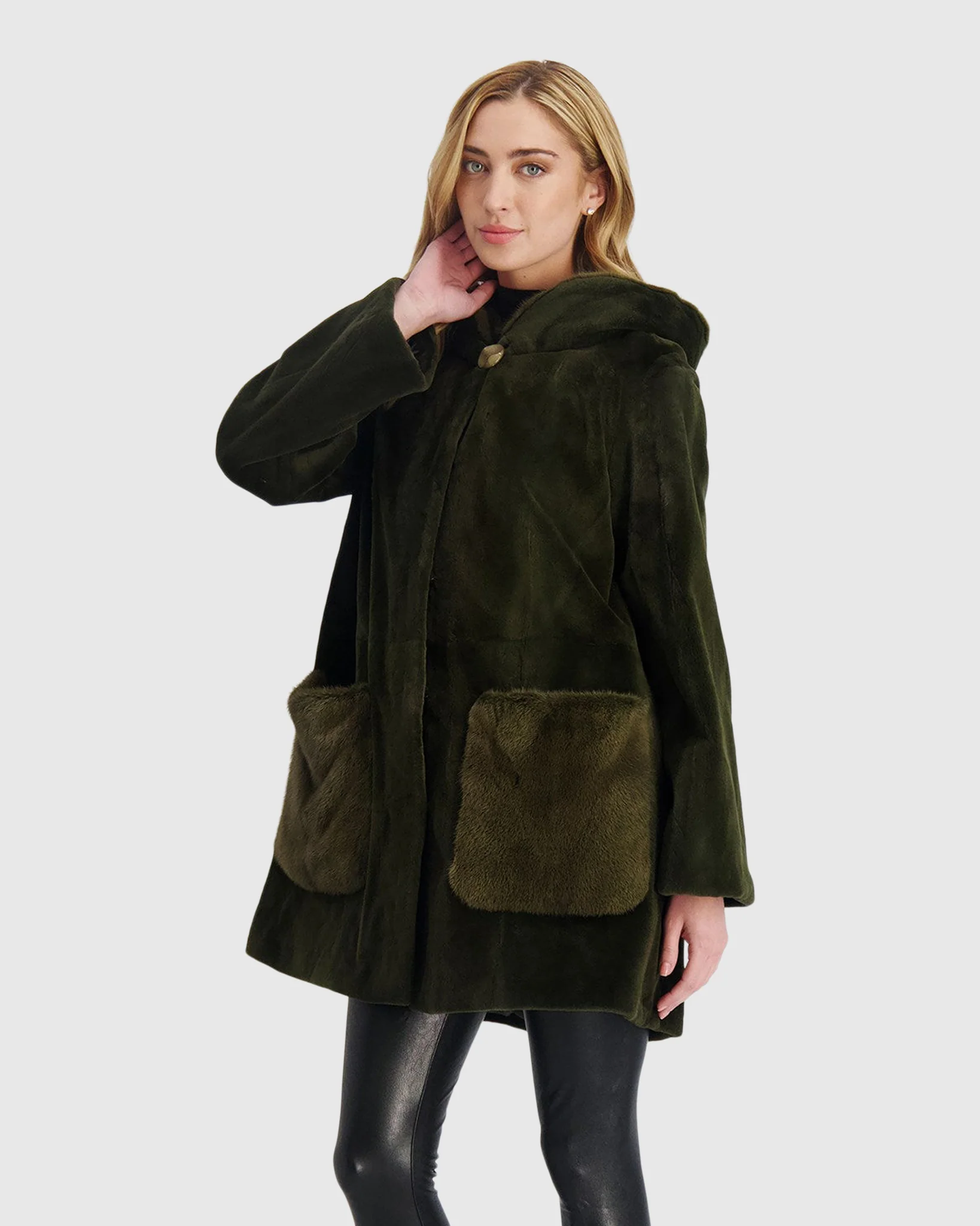 SHEARED MINK PARKA - Image 3