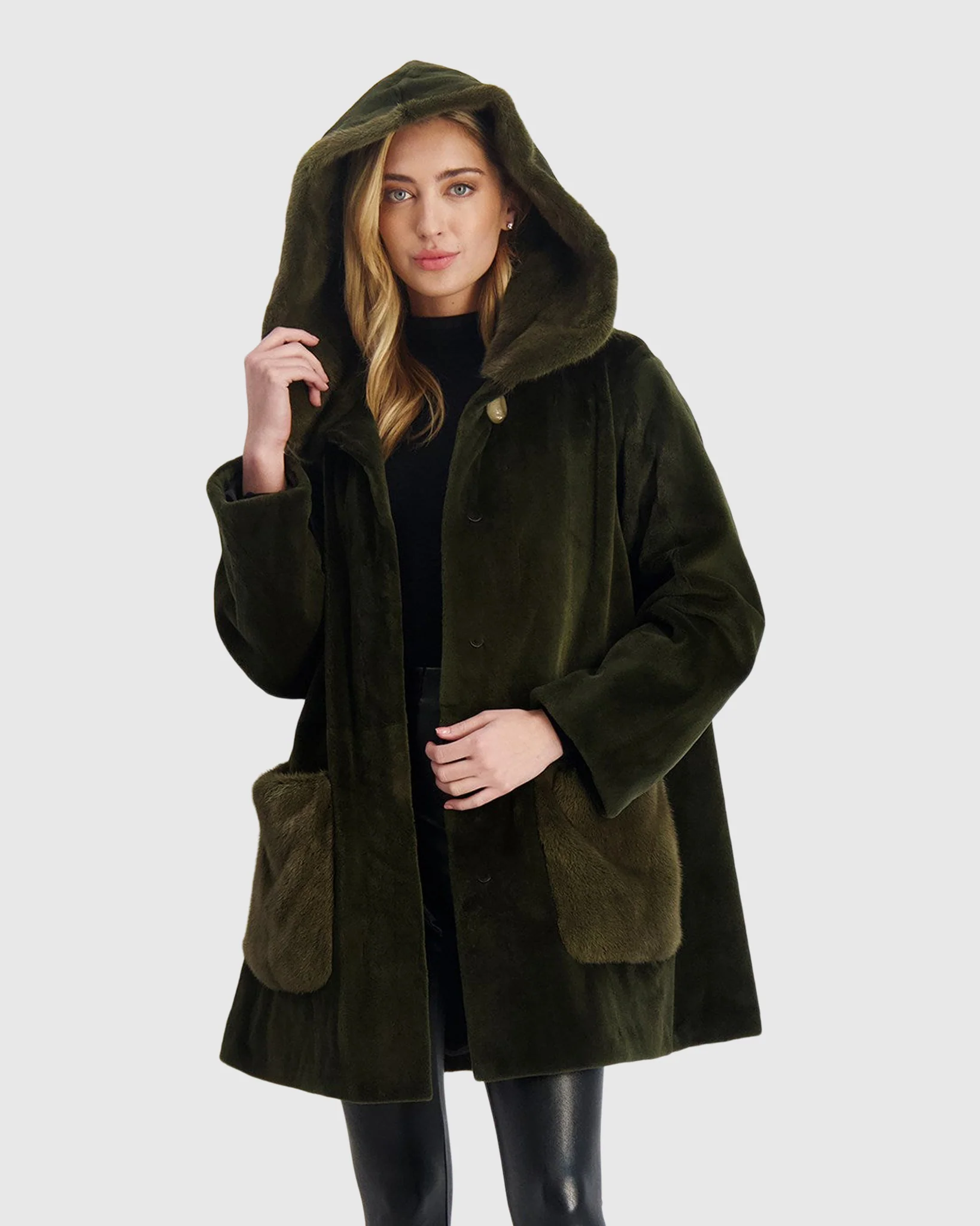 SHEARED MINK PARKA - Image 5