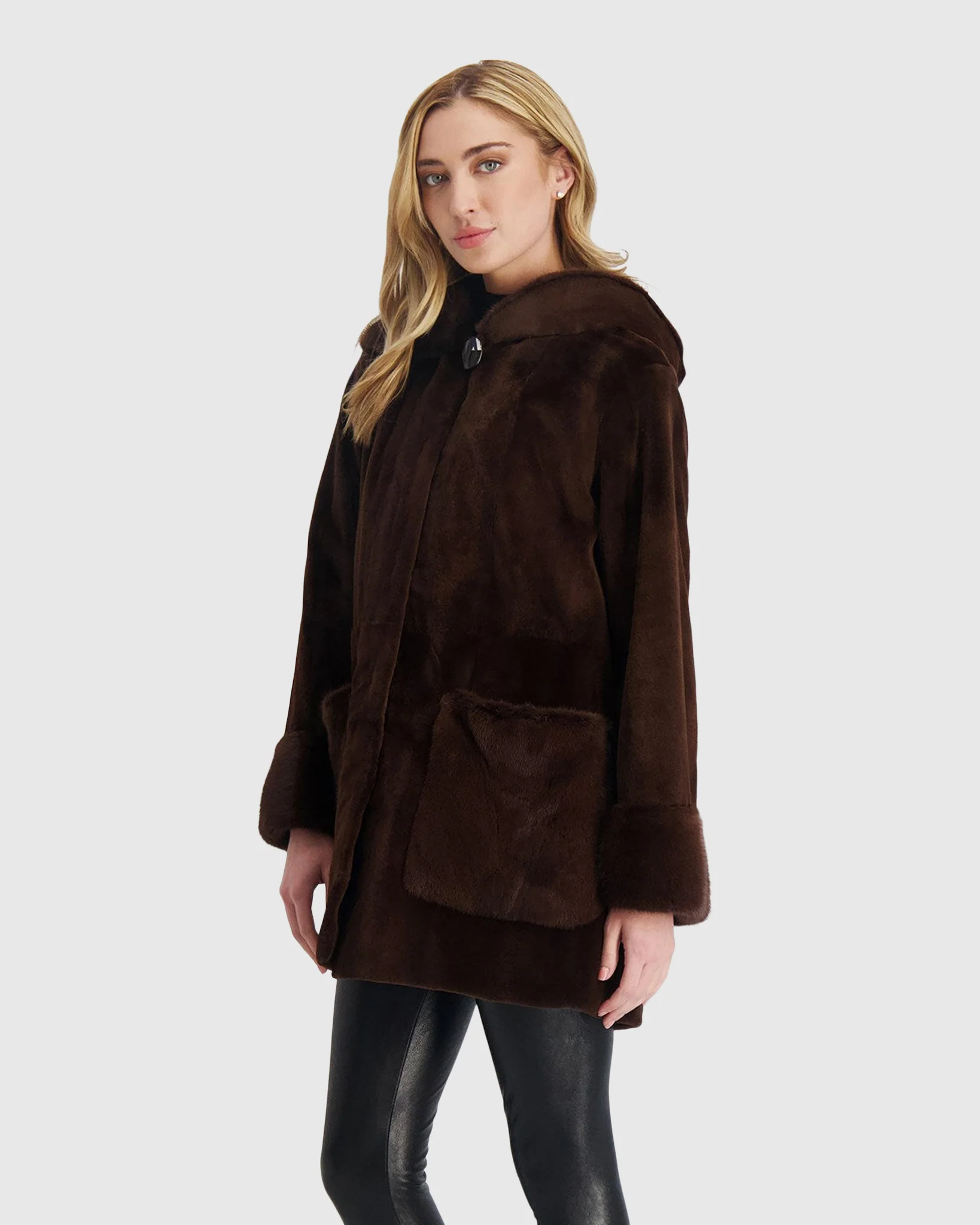 SHEARED MINK PARKA - Image 6