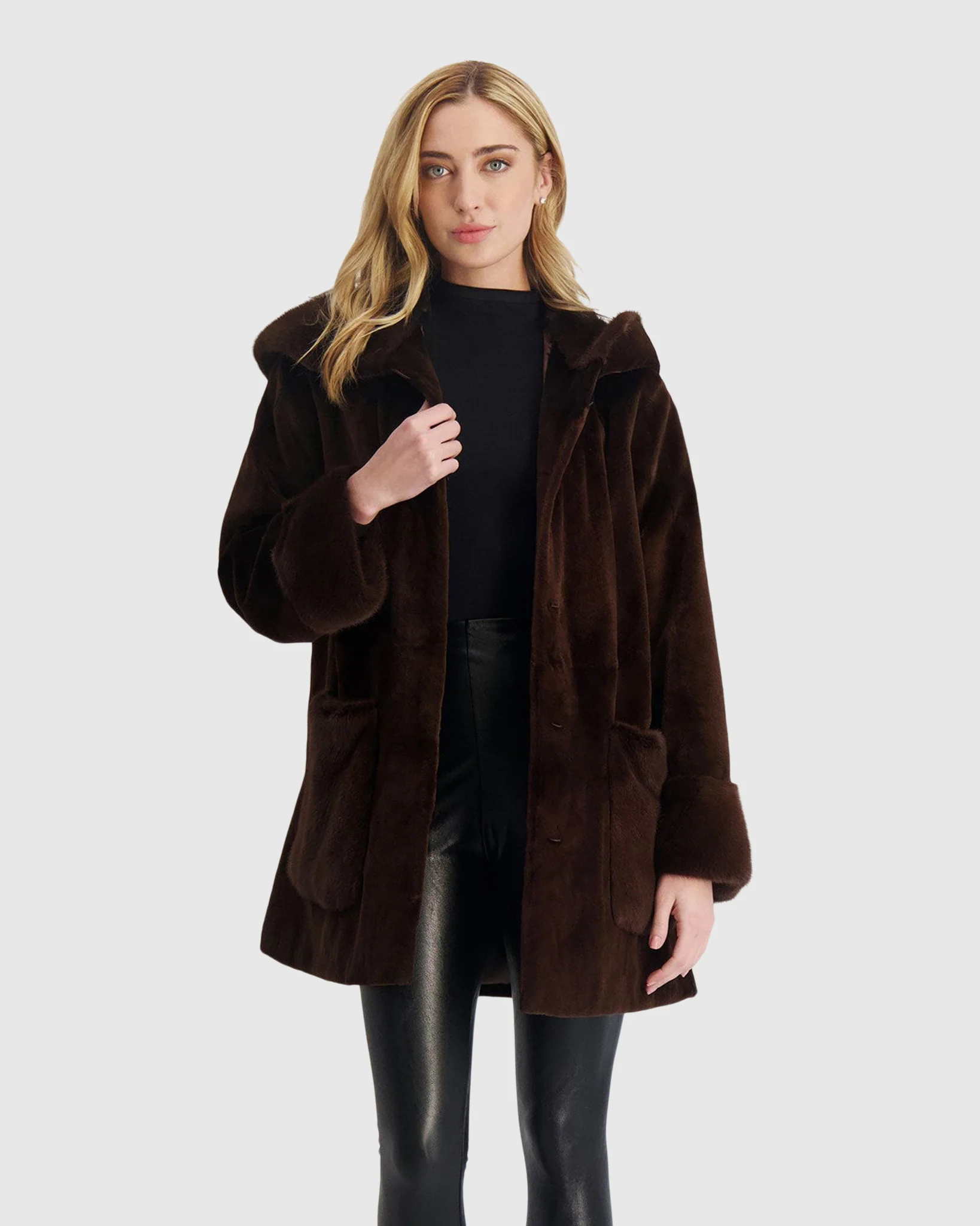 SHEARED MINK PARKA - Image 8
