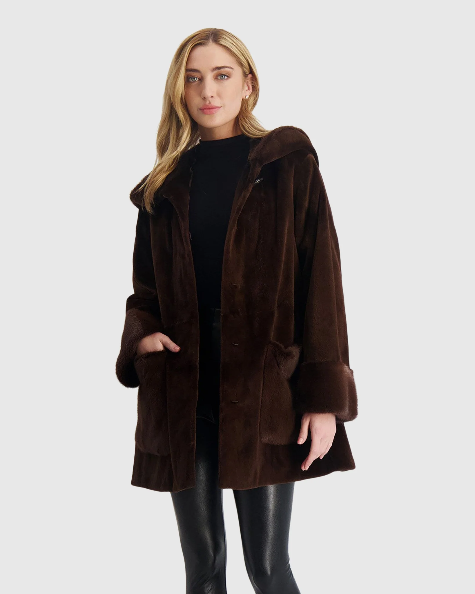 SHEARED MINK PARKA - Image 9