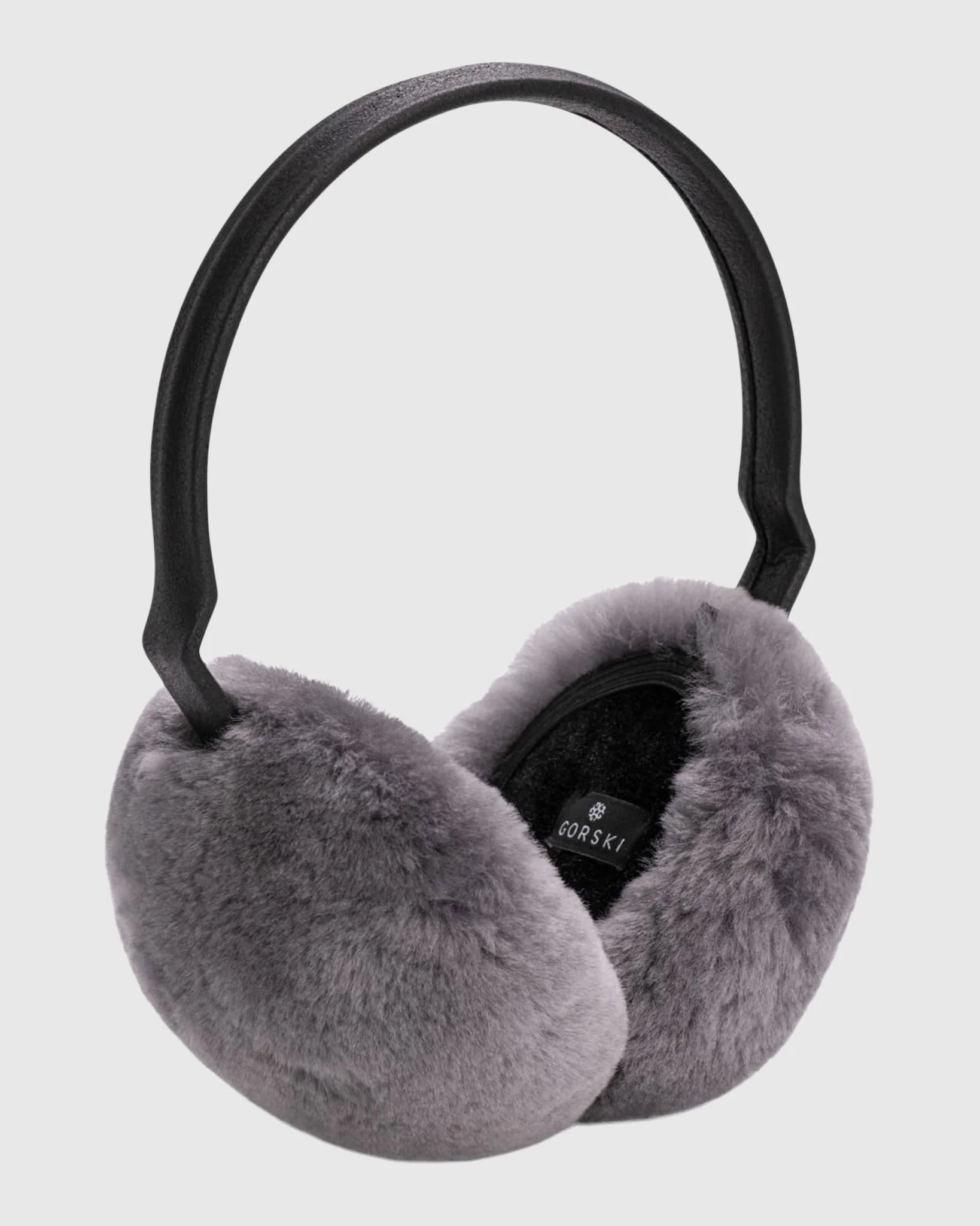 SELECT SHEARLING LAMB EARMUFFS WITH LEATHER FRAME - Image 10