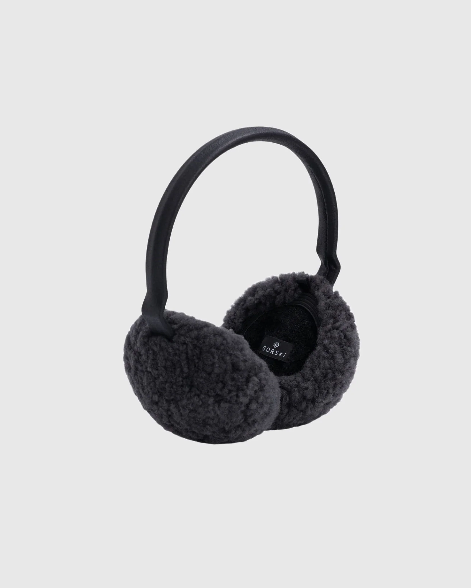 SELECT SHEARLING LAMB EARMUFFS WITH LEATHER FRAME - Image 12