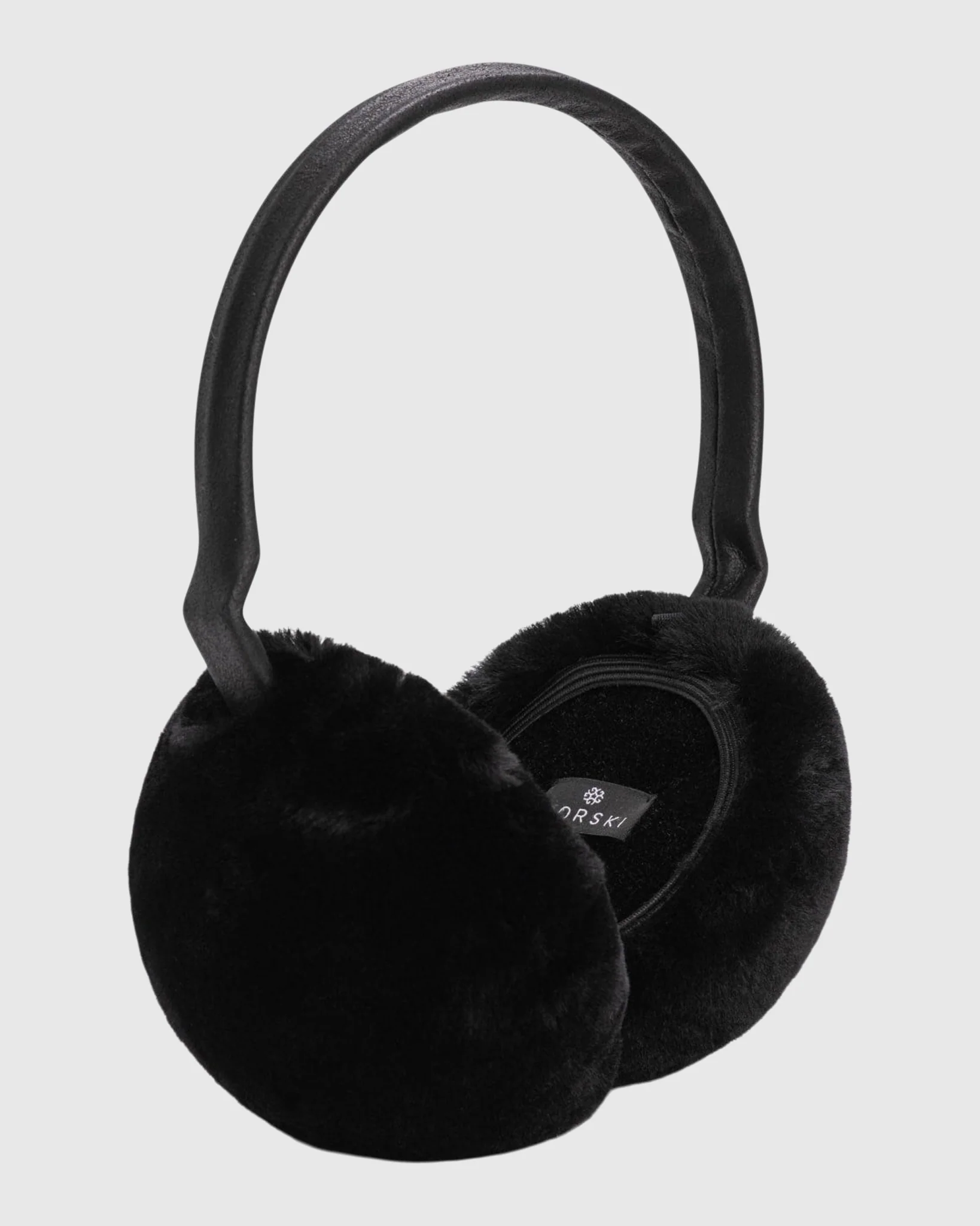 SELECT SHEARLING LAMB EARMUFFS WITH LEATHER FRAME - Image 13