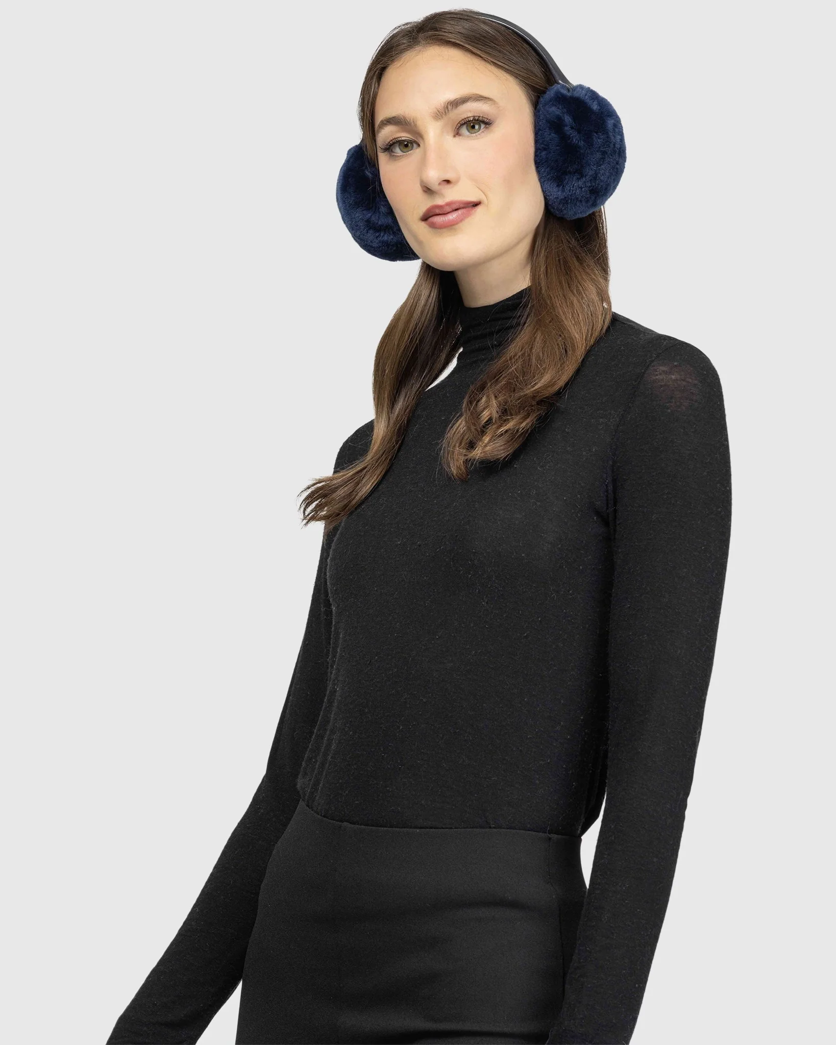 SELECT SHEARLING LAMB EARMUFFS WITH LEATHER FRAME - Image 22