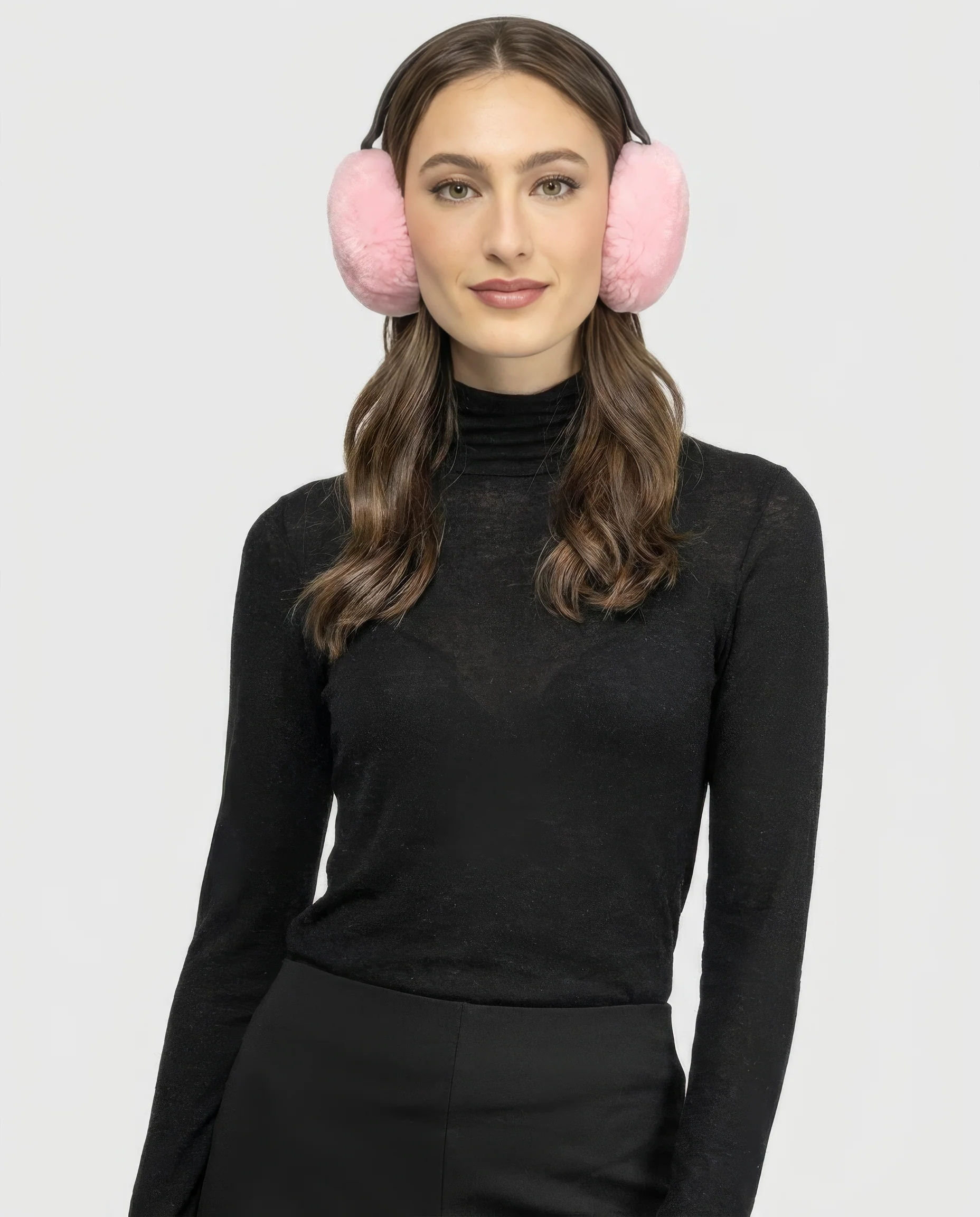 SELECT SHEARLING LAMB EARMUFFS WITH LEATHER FRAME - Image 28