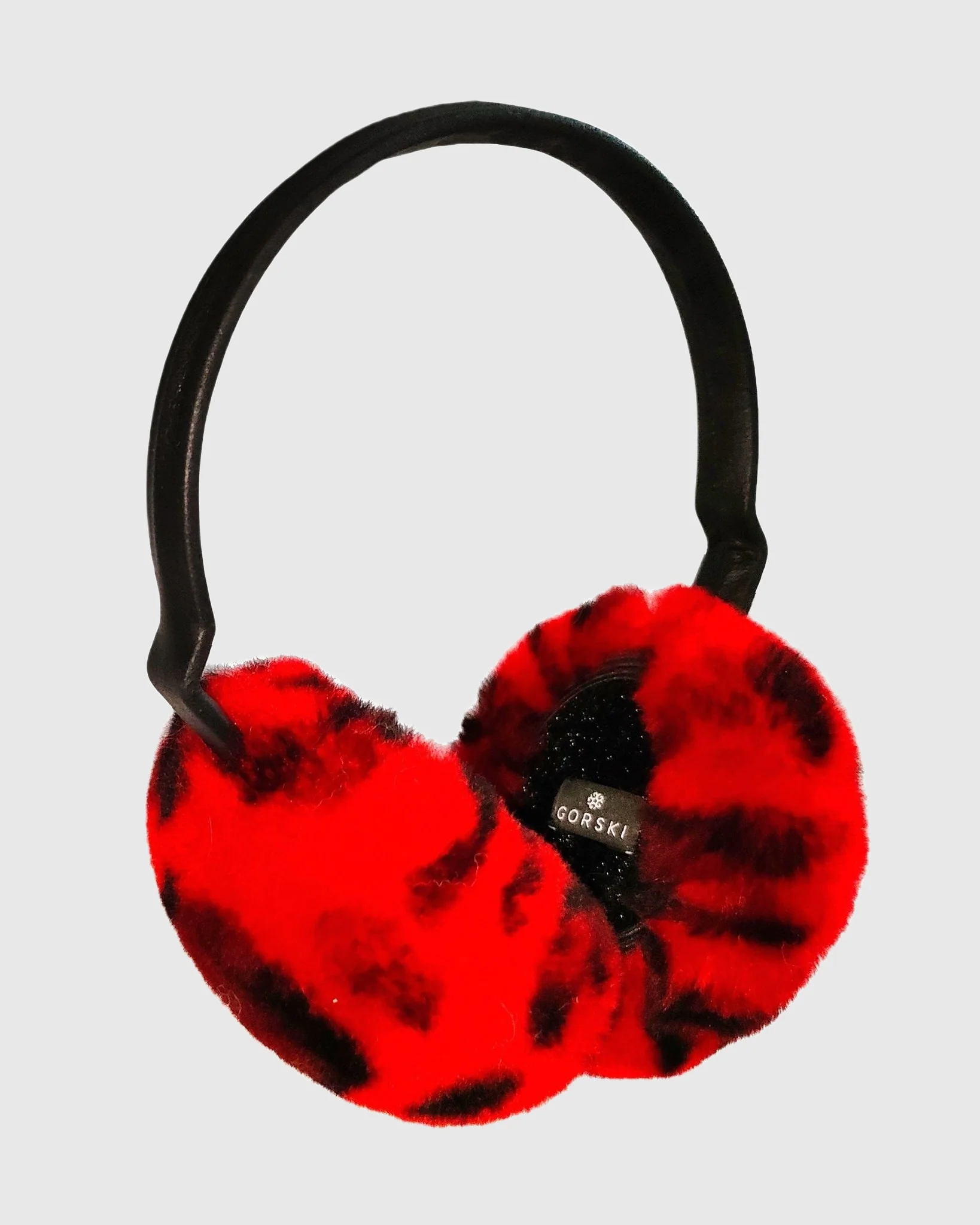 SELECT SHEARLING LAMB EARMUFFS WITH LEATHER FRAME - Image 7