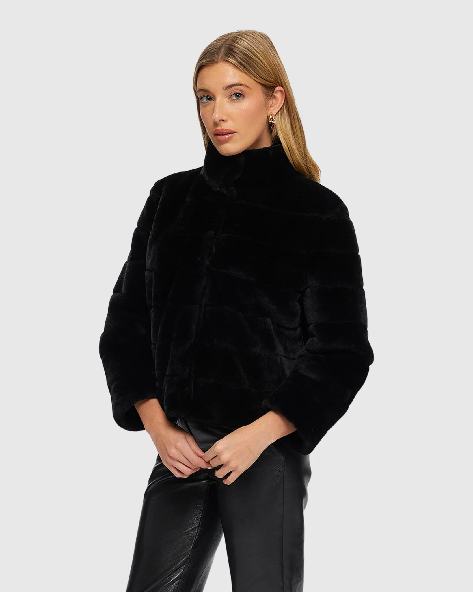 SHEARLING LAMB HORIZONTAL JACKET - Image 3