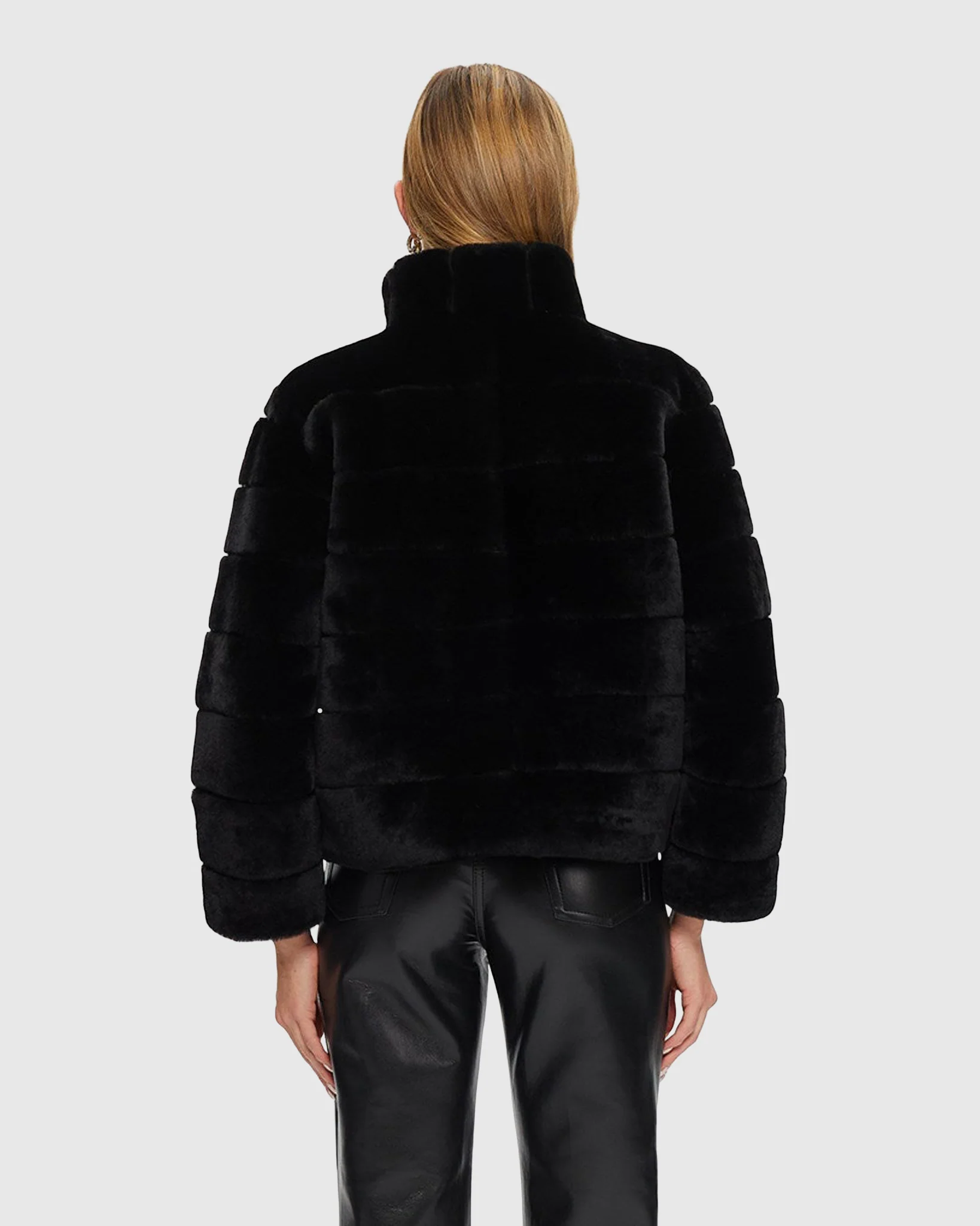 SHEARLING LAMB HORIZONTAL JACKET - Image 4