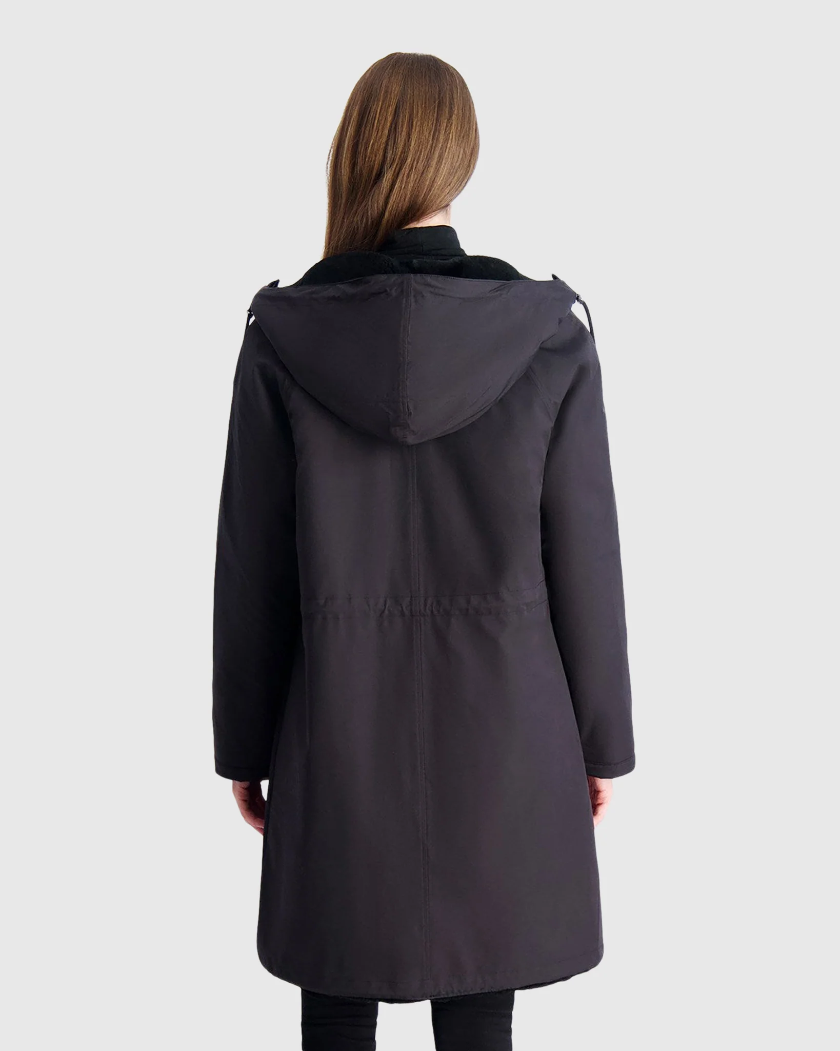 SHEARLING LAMB PARKA REVERSIBLE TO NYLON - Image 4