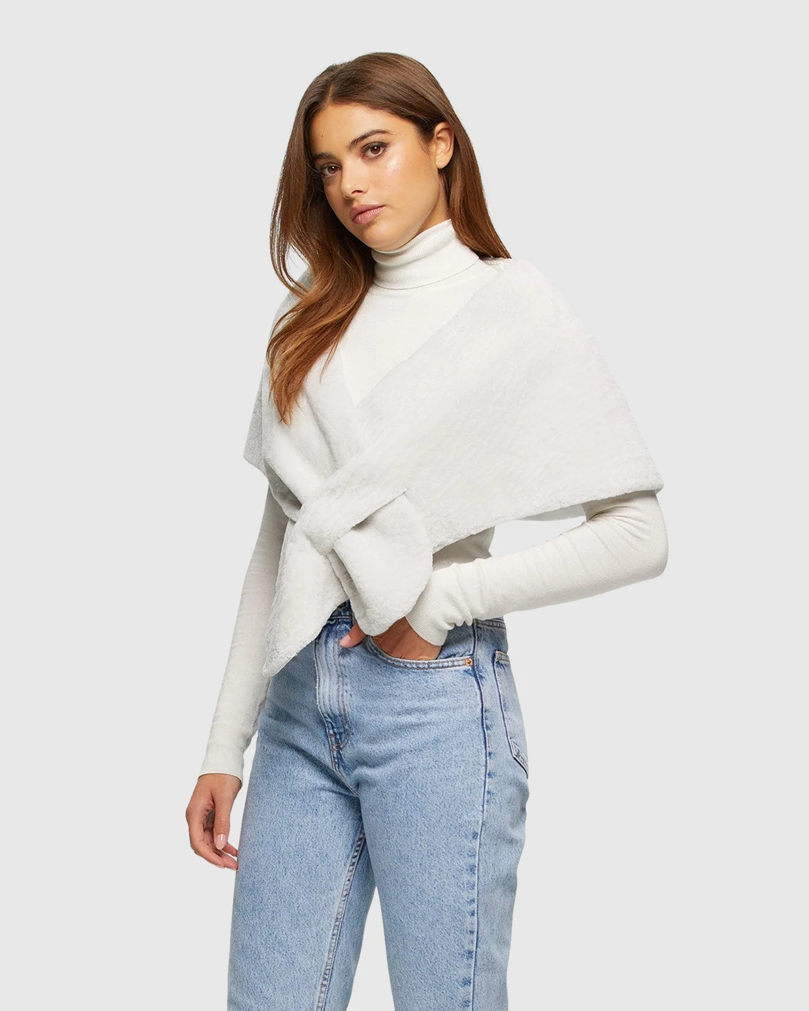 SHEARLING LAMB STOLE - Image 2