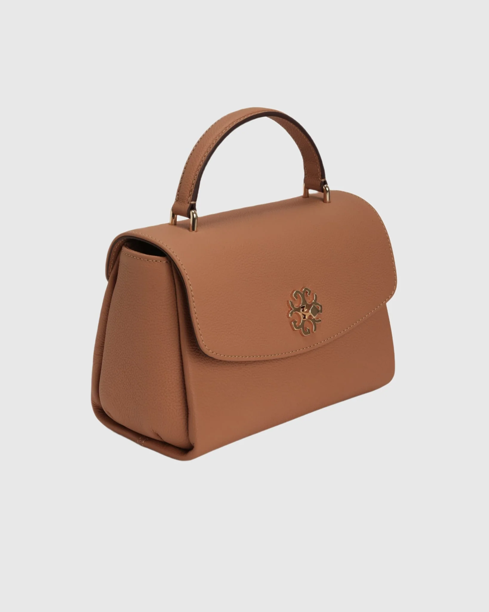 TOP HANDLE LEATHER CROSSBODY BAG - Image 2