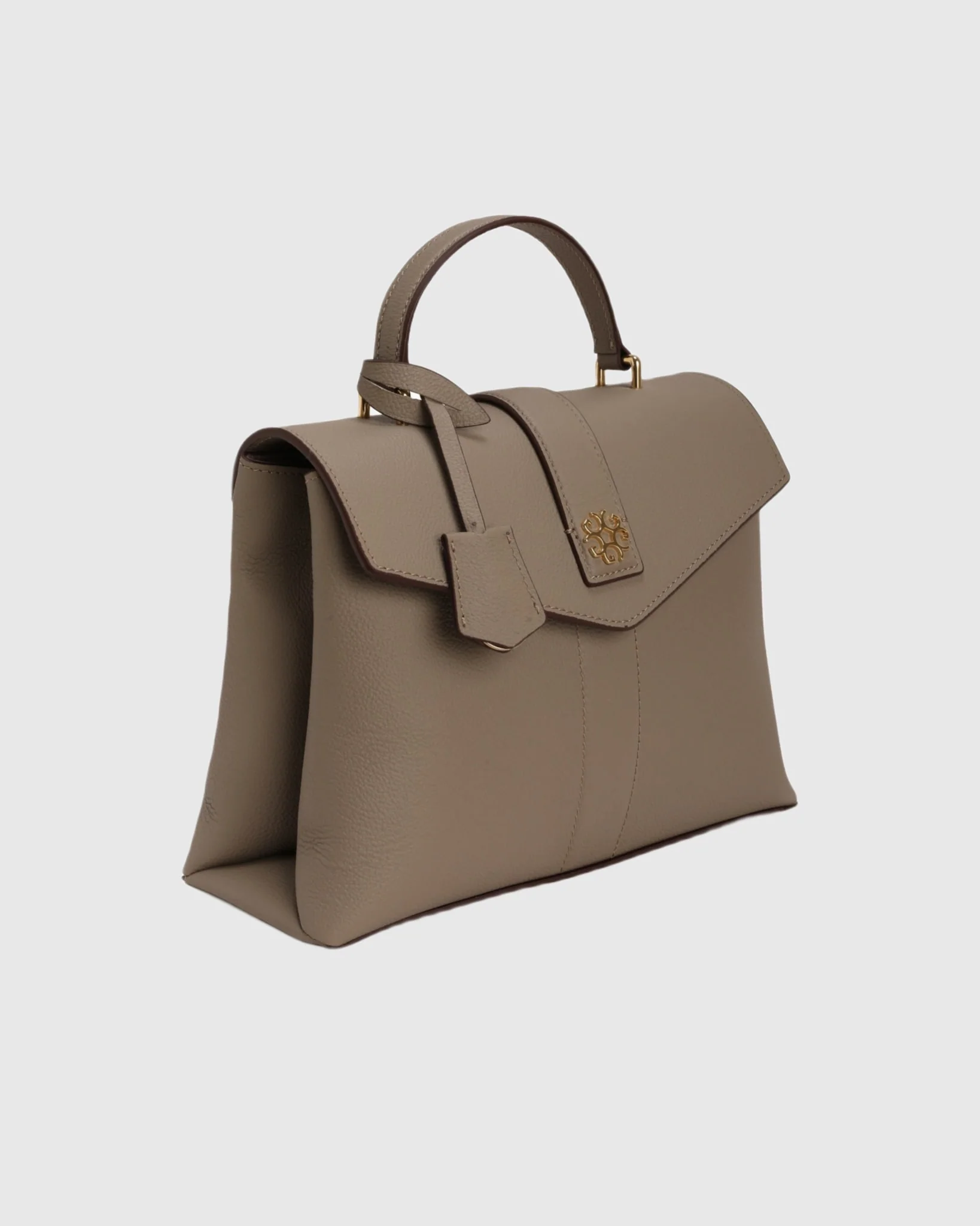 TOP HANDLE LEATHER CROSSBODY BAG - Image 2