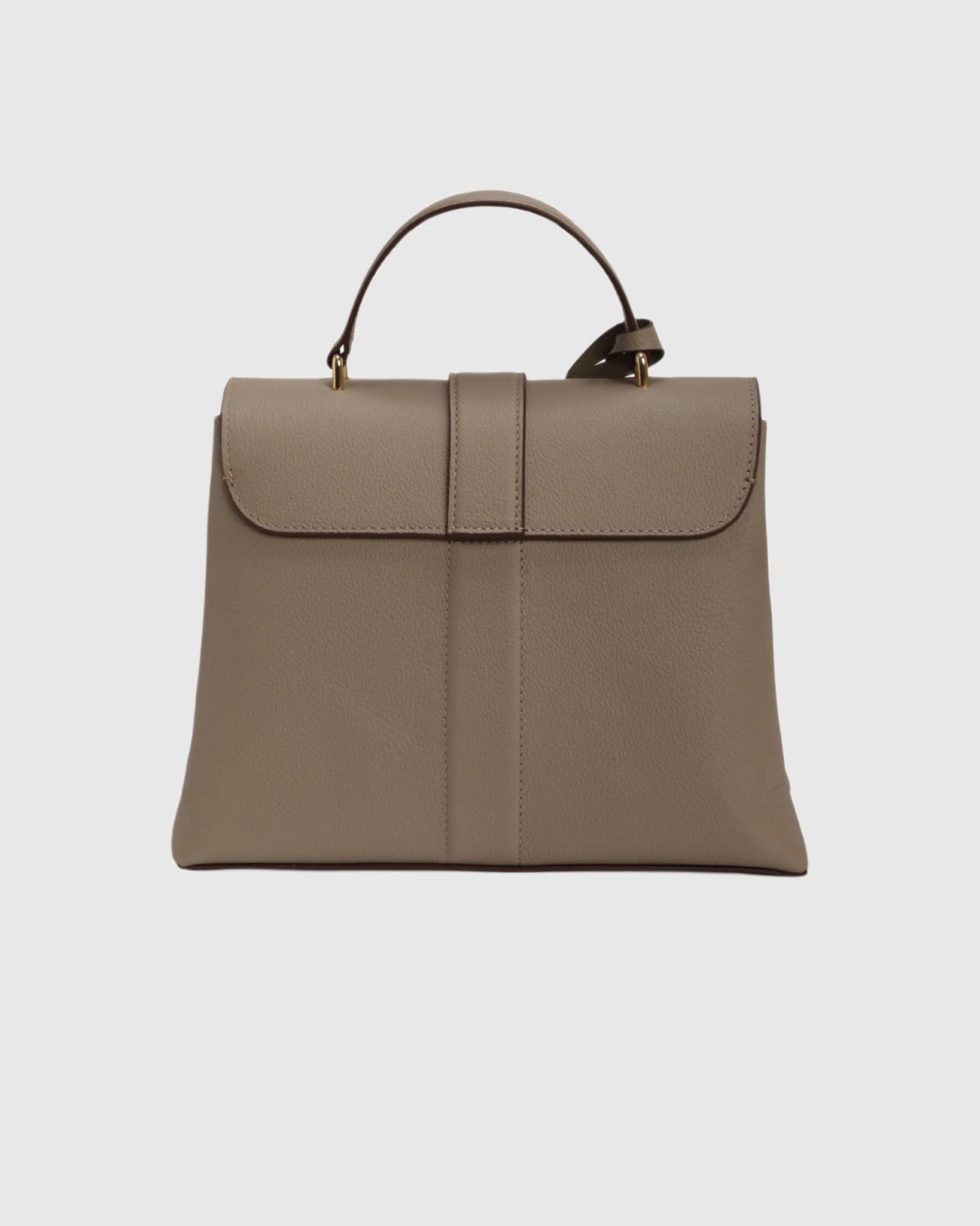 TOP HANDLE LEATHER CROSSBODY BAG - Image 3