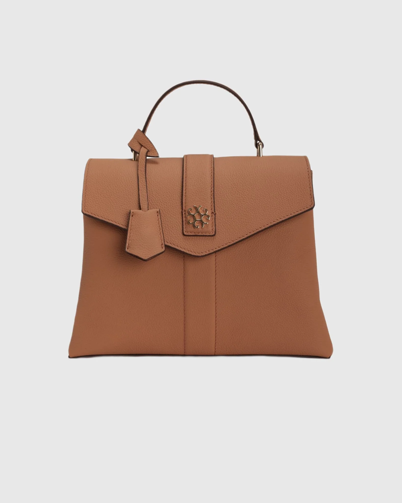 TOP HANDLE LEATHER CROSSBODY BAG - Image 5