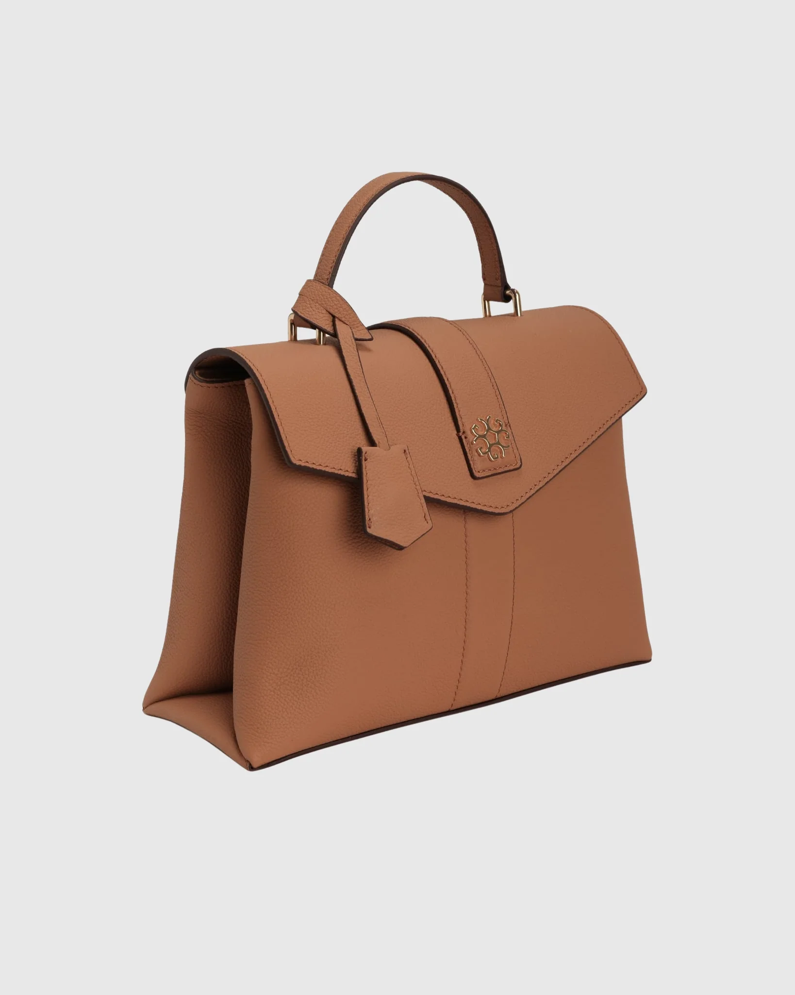 TOP HANDLE LEATHER CROSSBODY BAG - Image 6