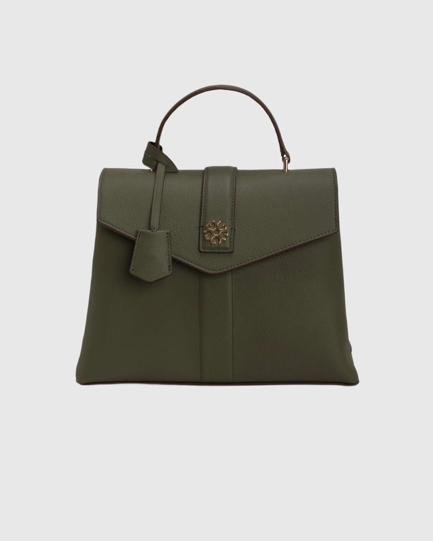 TOP HANDLE LEATHER CROSSBODY BAG - Image 9
