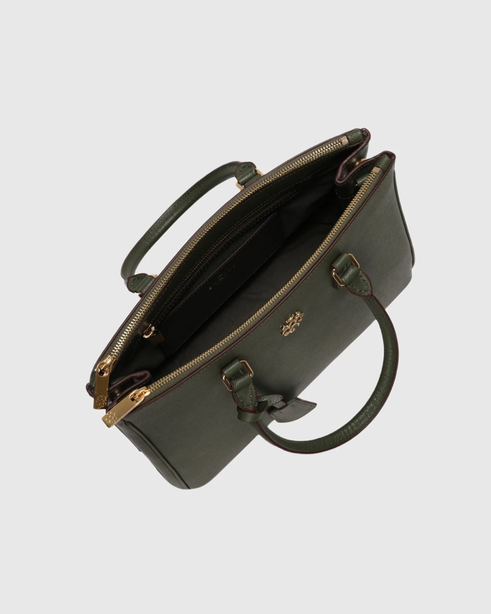 TOP HANDLE LEATHER CROSSBODY BAG - Image 11