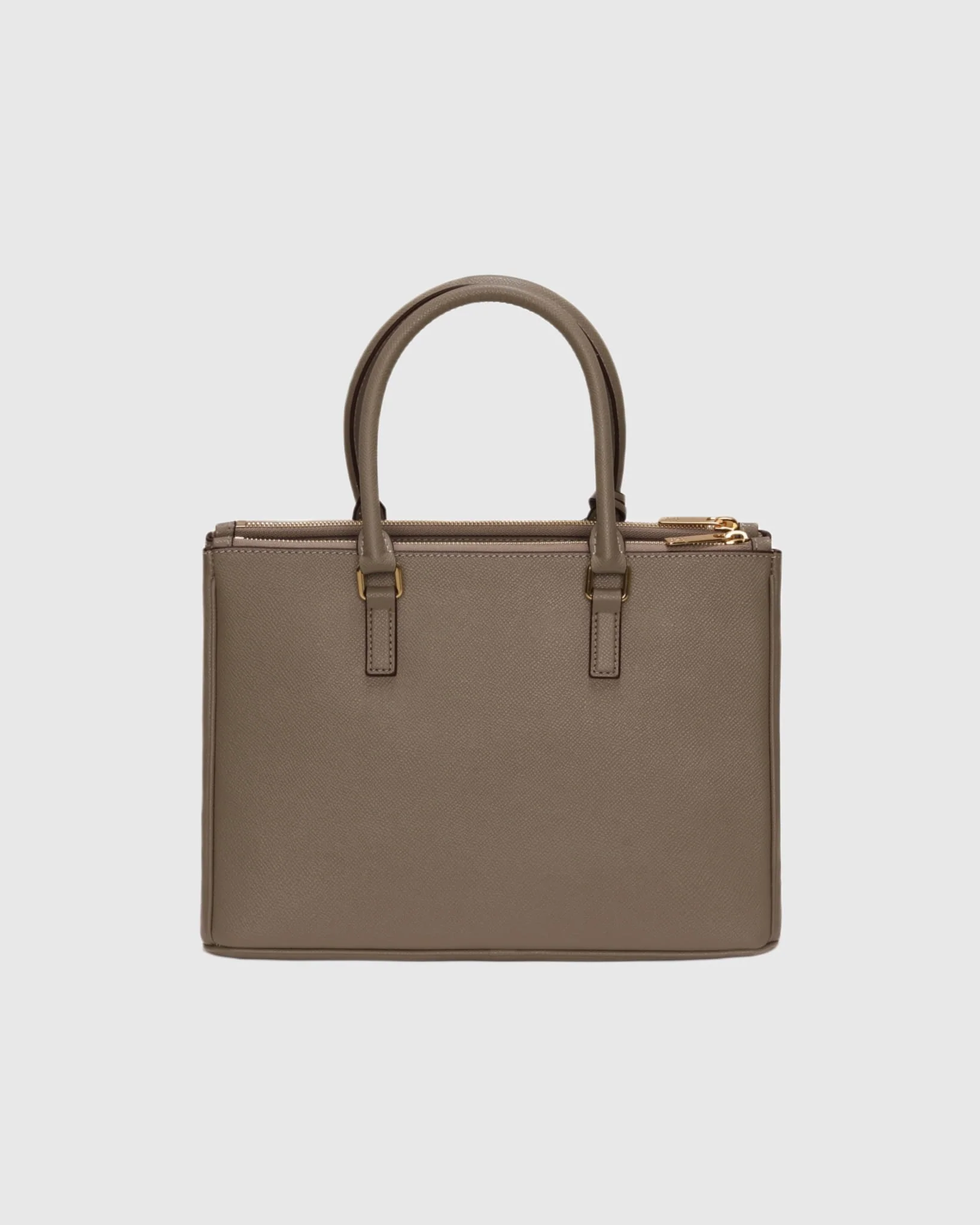 TOP HANDLE LEATHER CROSSBODY BAG - Image 3