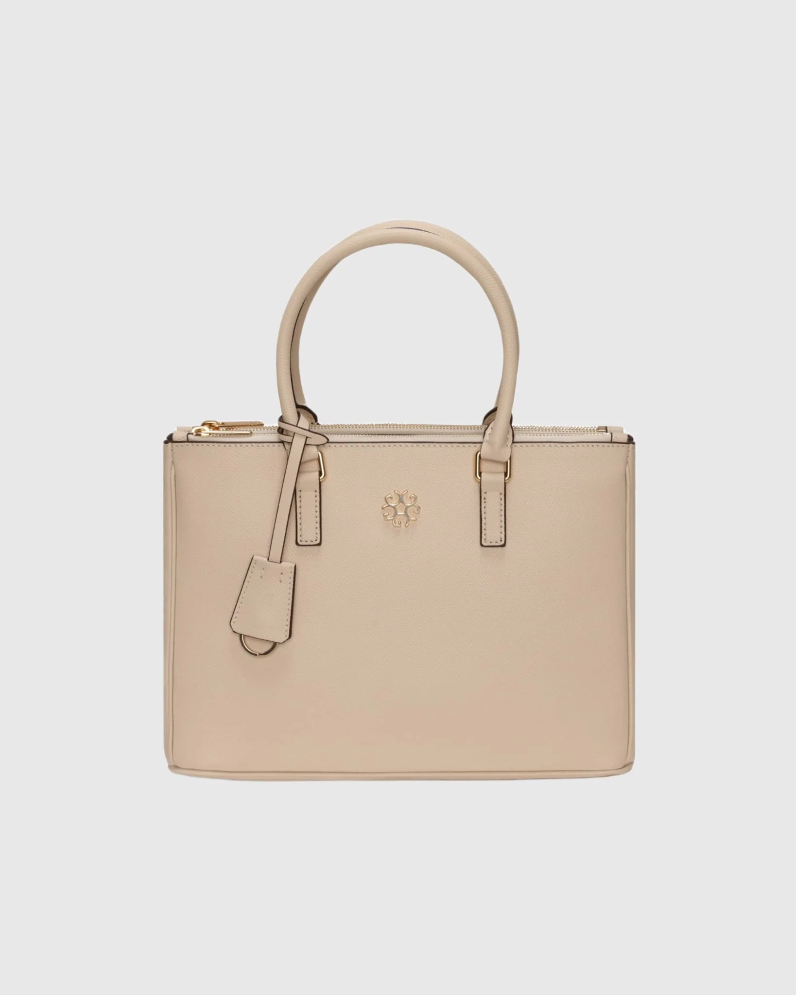 TOP HANDLE LEATHER CROSSBODY BAG - Image 5