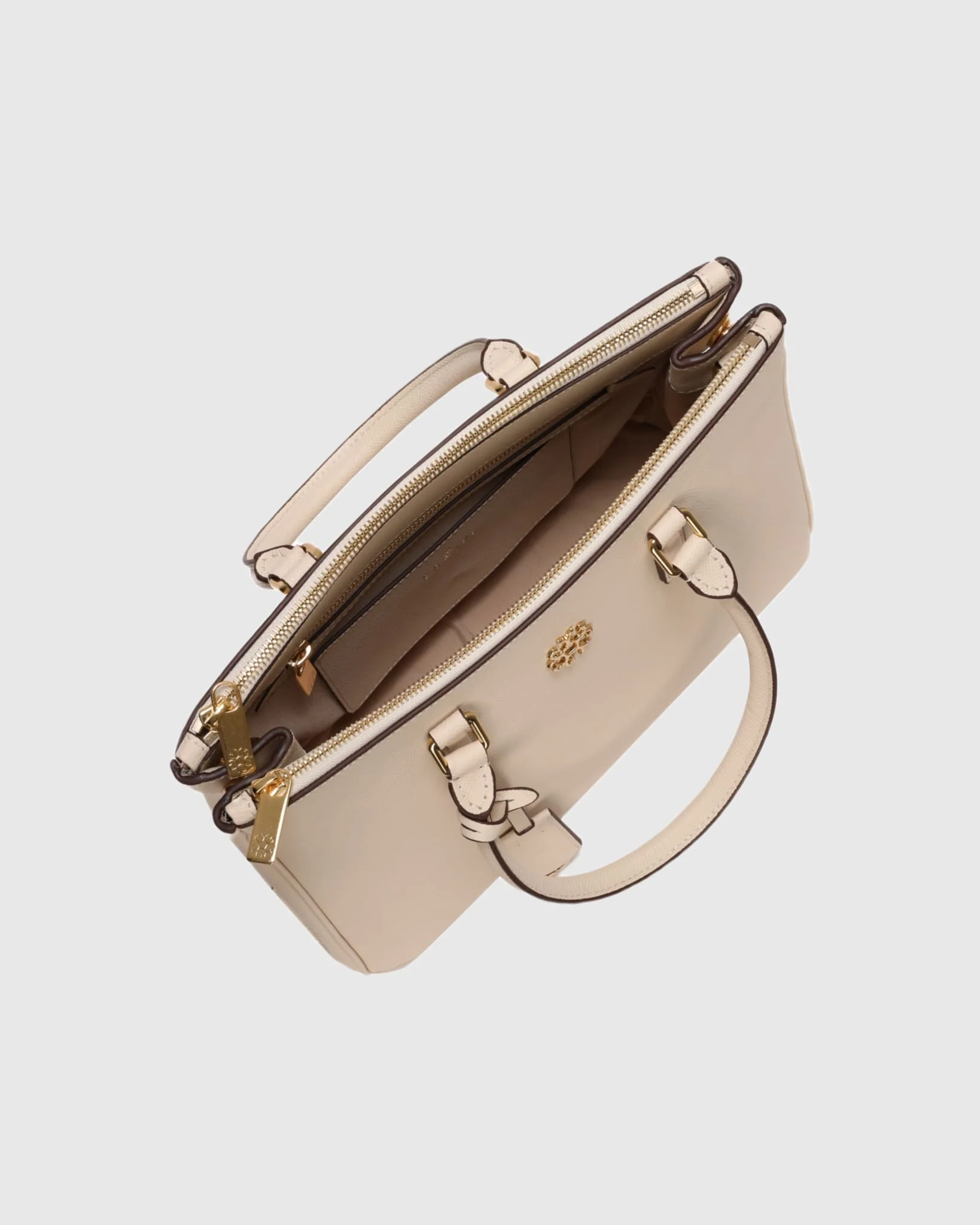 TOP HANDLE LEATHER CROSSBODY BAG - Image 7