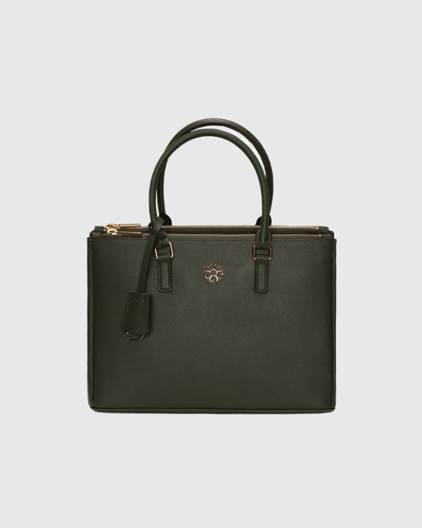 TOP HANDLE LEATHER CROSSBODY BAG - Image 9