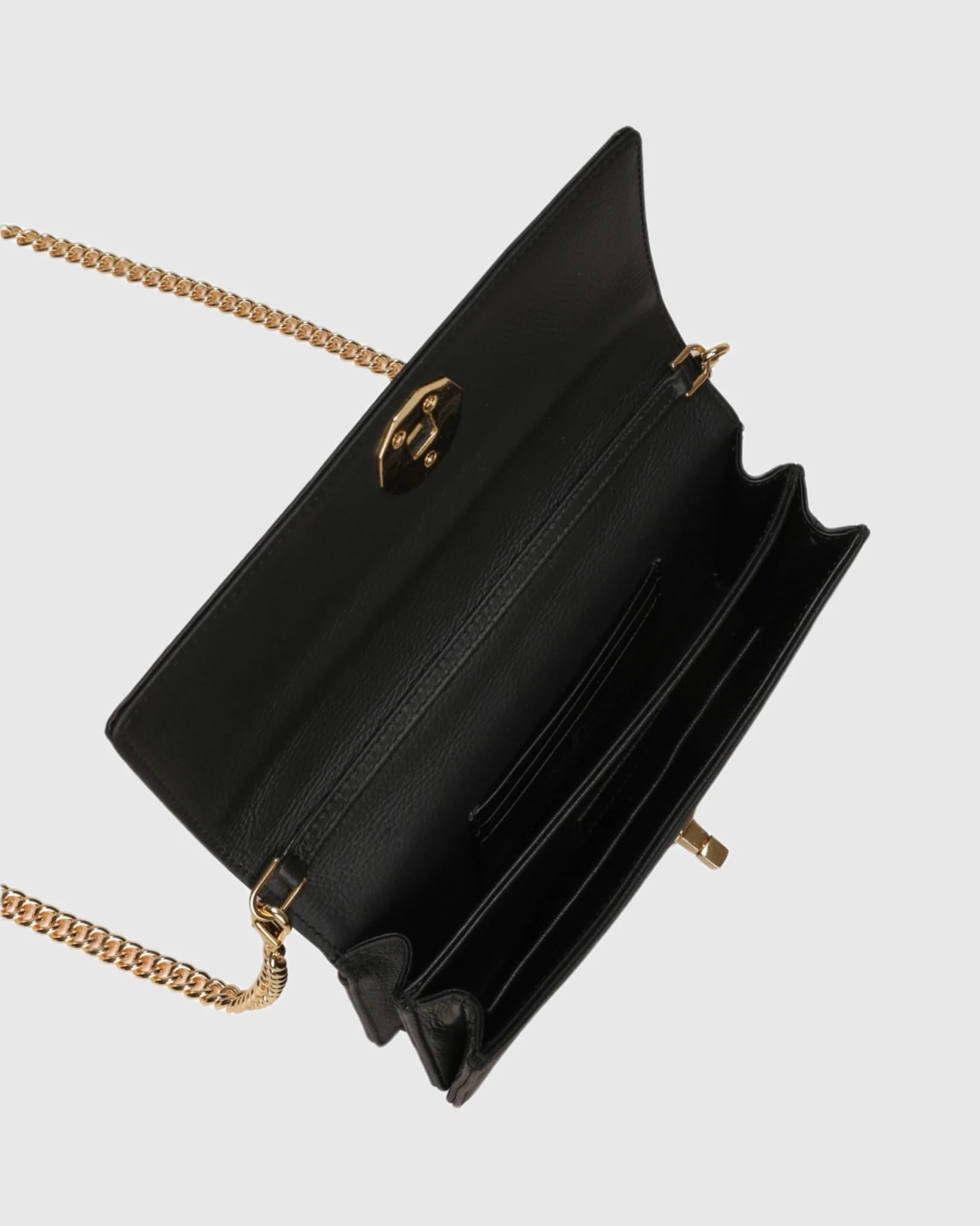 TOP HANDLE LEATHER CROSSBODY BAG - Image 4