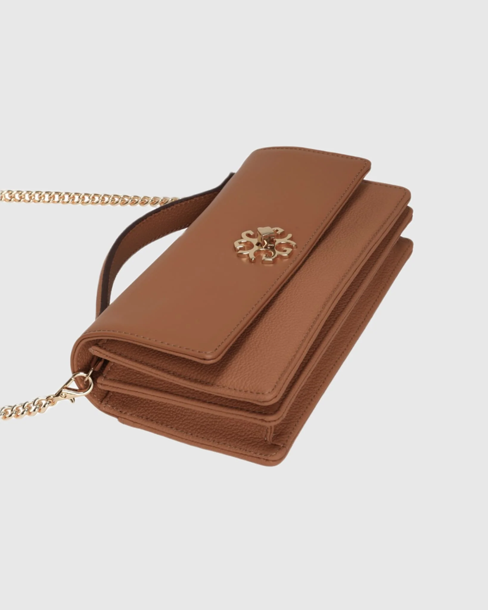 TOP HANDLE LEATHER CROSSBODY BAG - Image 7