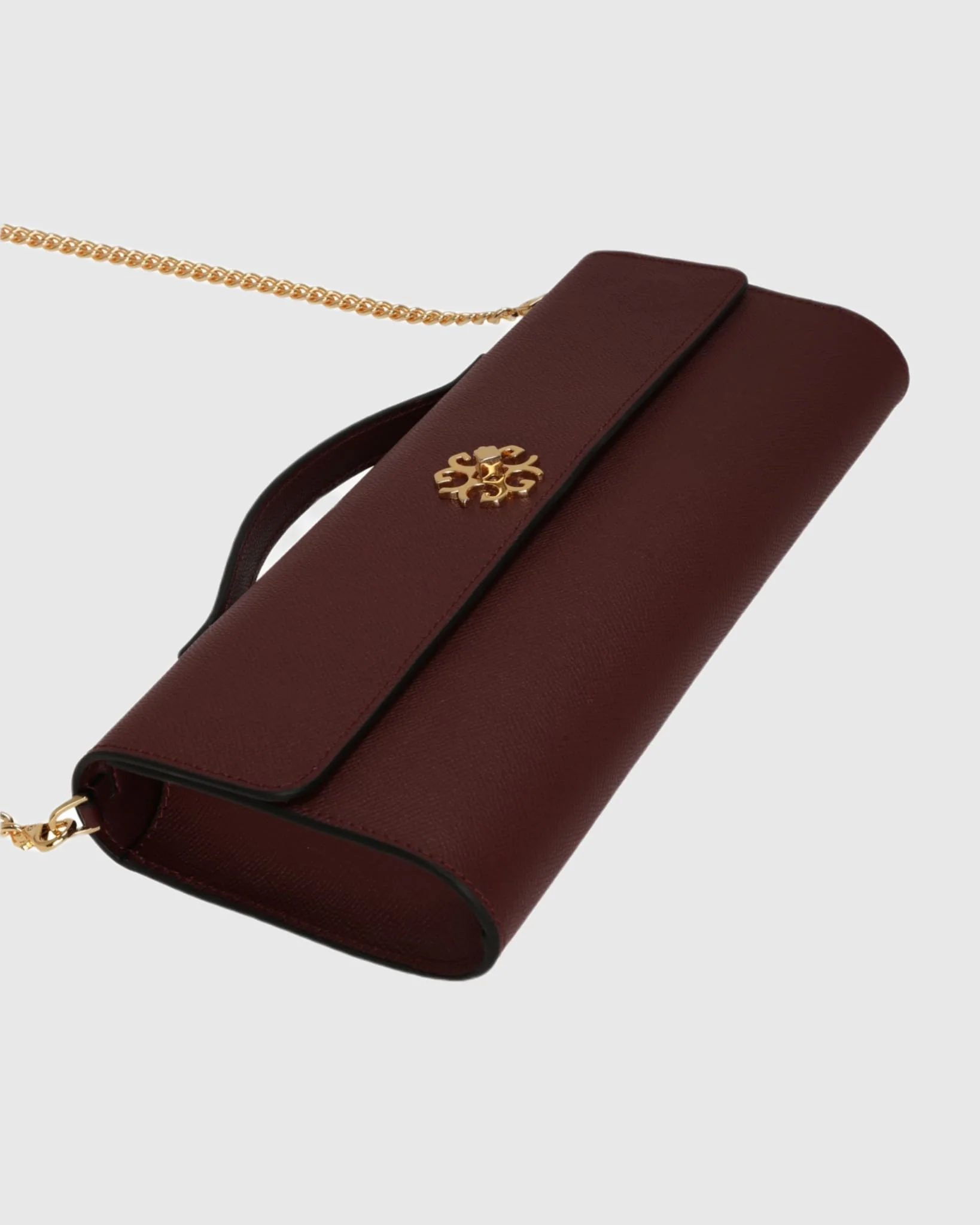 TOP HANDLE LEATHER CROSSBODY BAG - Image 3