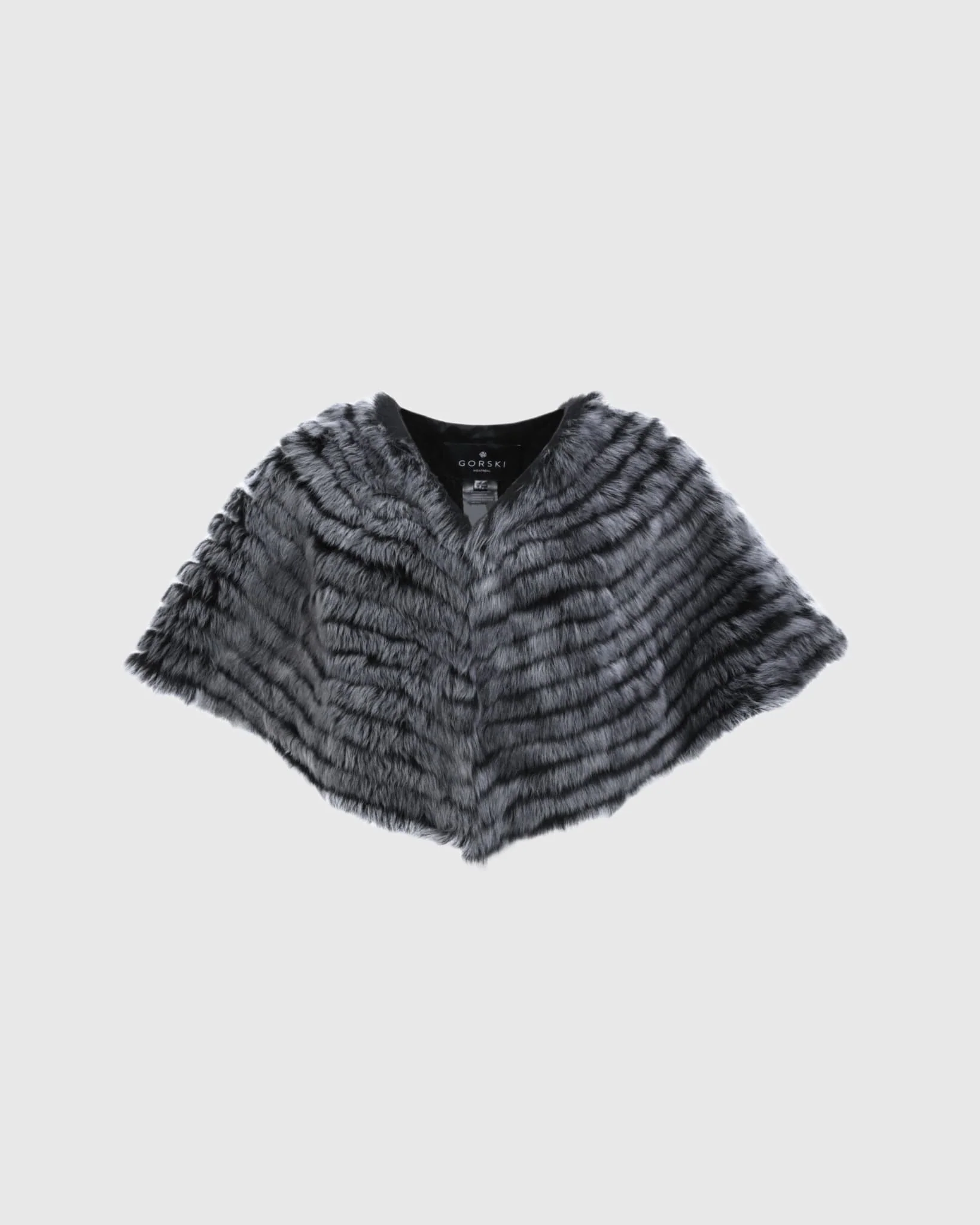 Toscana Shearling Lamb Layered Capelet - Image 16
